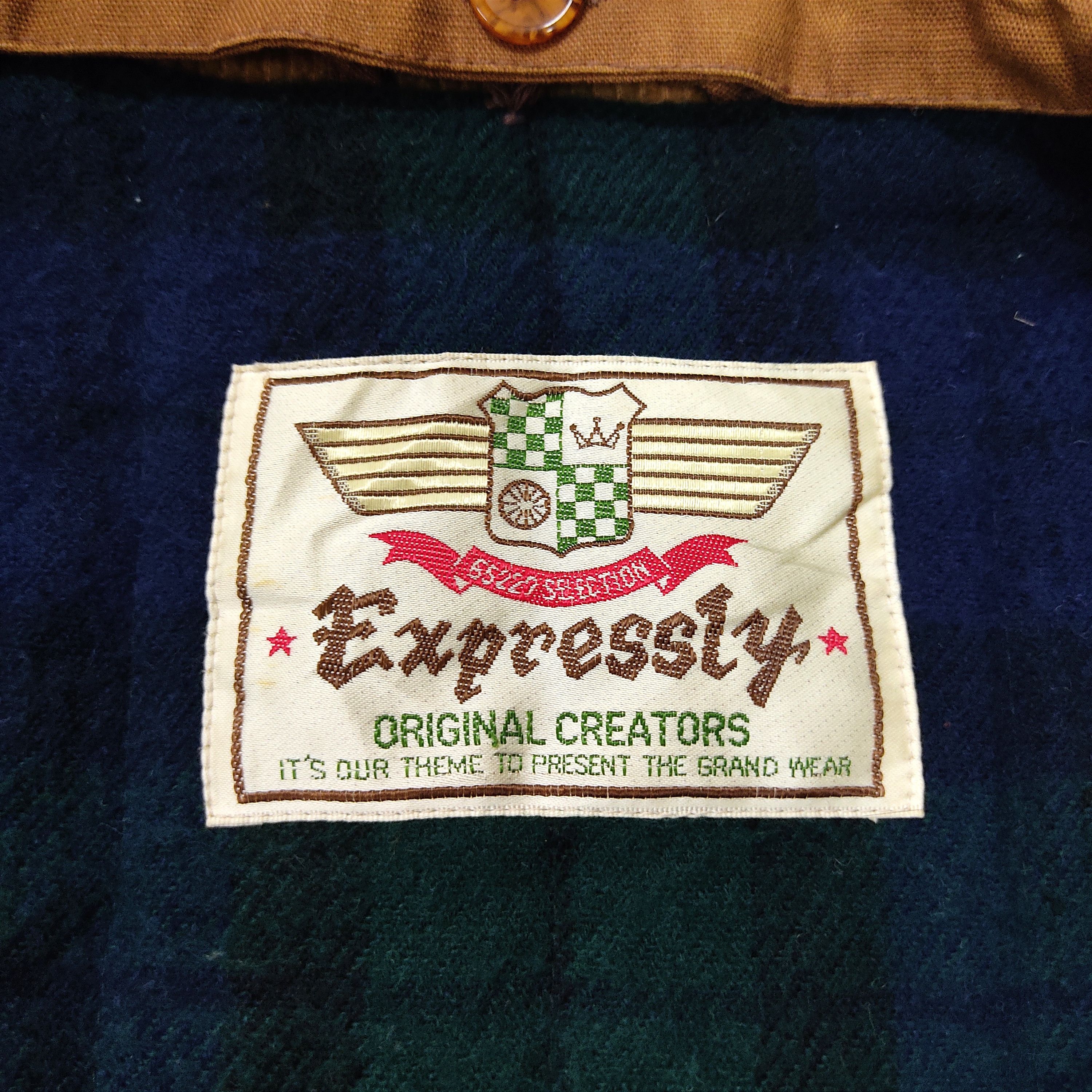 Hunt Club × Japanese Brand × Vintage 80s Expressly Canvas Barn Double Collar Chore Jacket Size US L / EU 52-54 / 3 - 11 Thumbnail