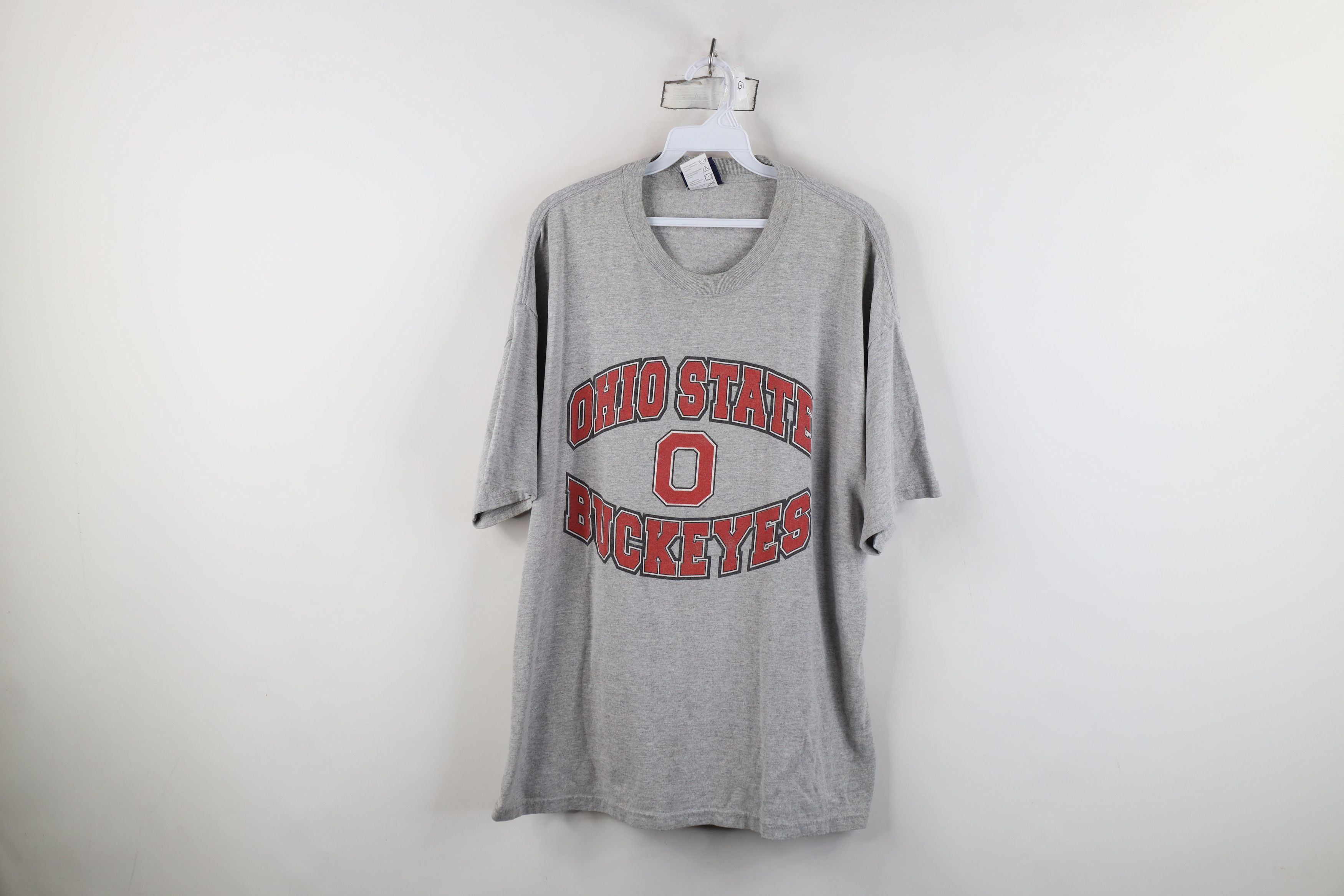 Vintage Vintage 90s State University Football T-Shirt Heather Gray Size US XL / EU 56 / 4 - 1 Thumbnail