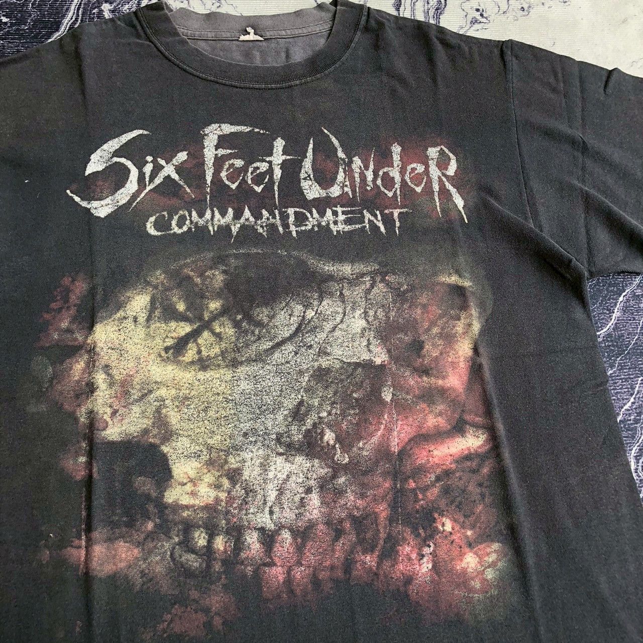 Band Tees Six Feet Under “Commandment” Vintage Death Metal Tee Size US M / EU 48-50 / 2 - 2 Thumbnail