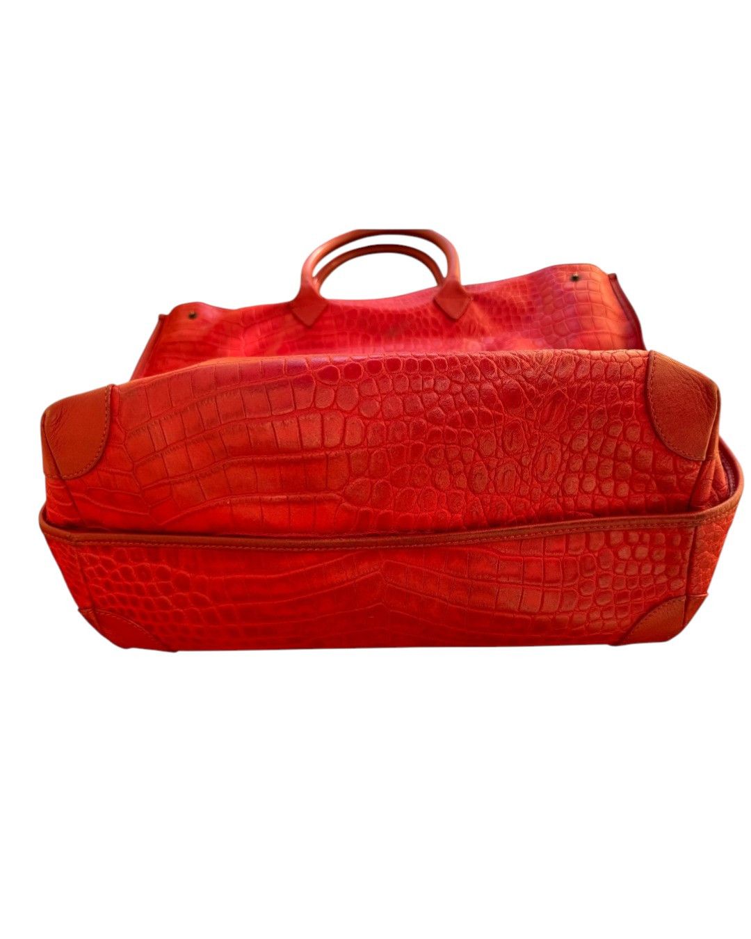 Roberto Cavalli EMBOSSED CROCODILE LEATHER HAND BAG Size ONE SIZE - 3 Thumbnail