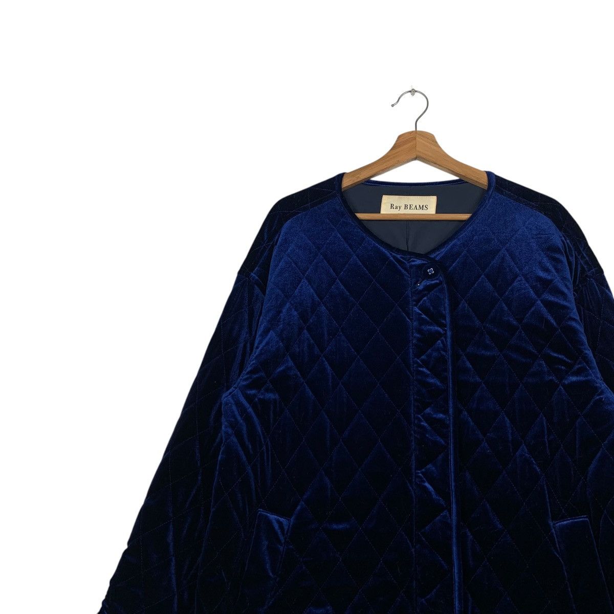Beams Plus RAY BEAMS Quilt Velvet Overcoat Jacket #2281-C101 Size US L / EU 52-54 / 3 - 7 Thumbnail