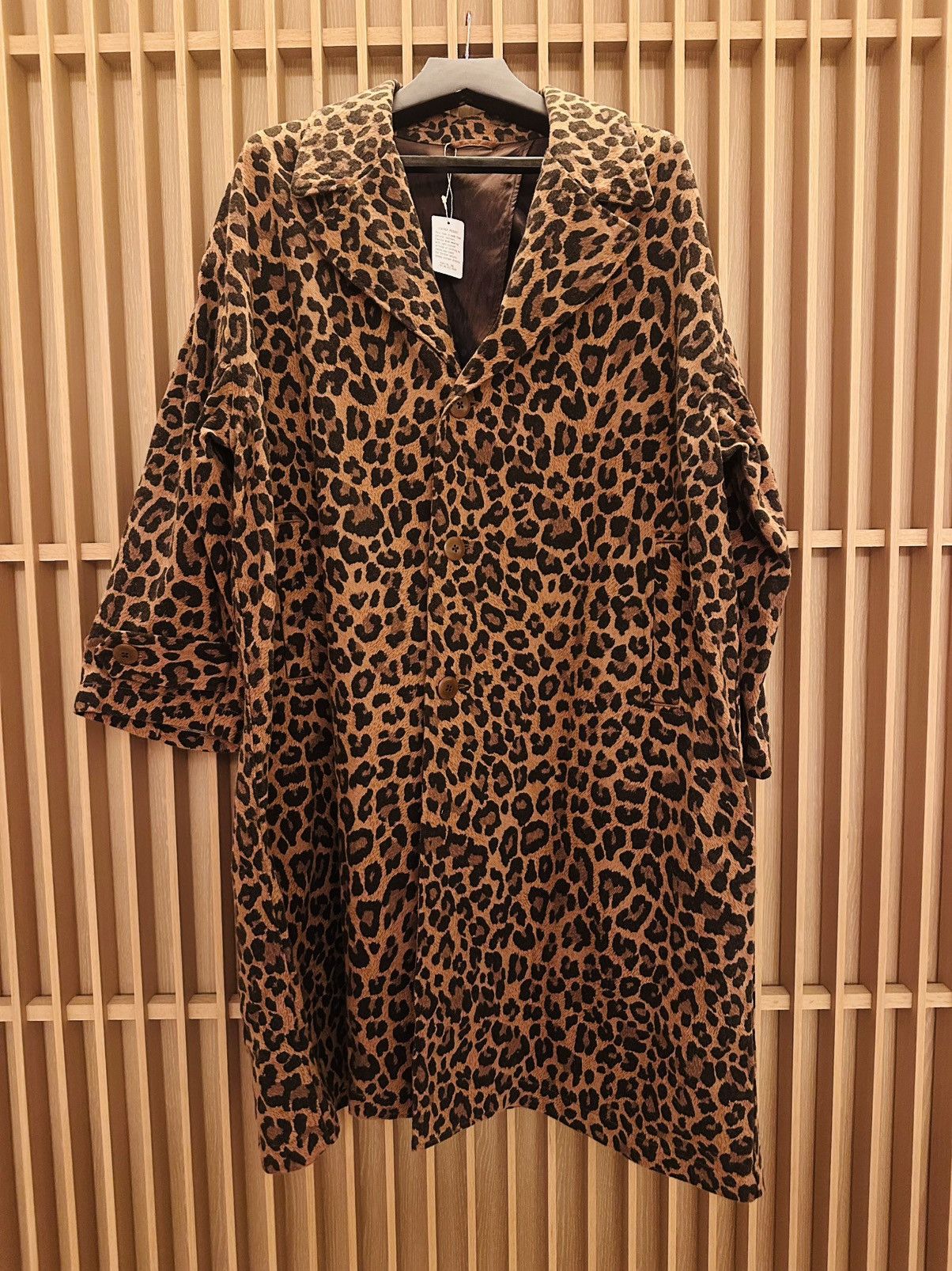 Kapital KAPITAL Twill Aged Wool Leopard Print Cavalier Coat Size US M / EU 48-50 / 2 - 11 Thumbnail