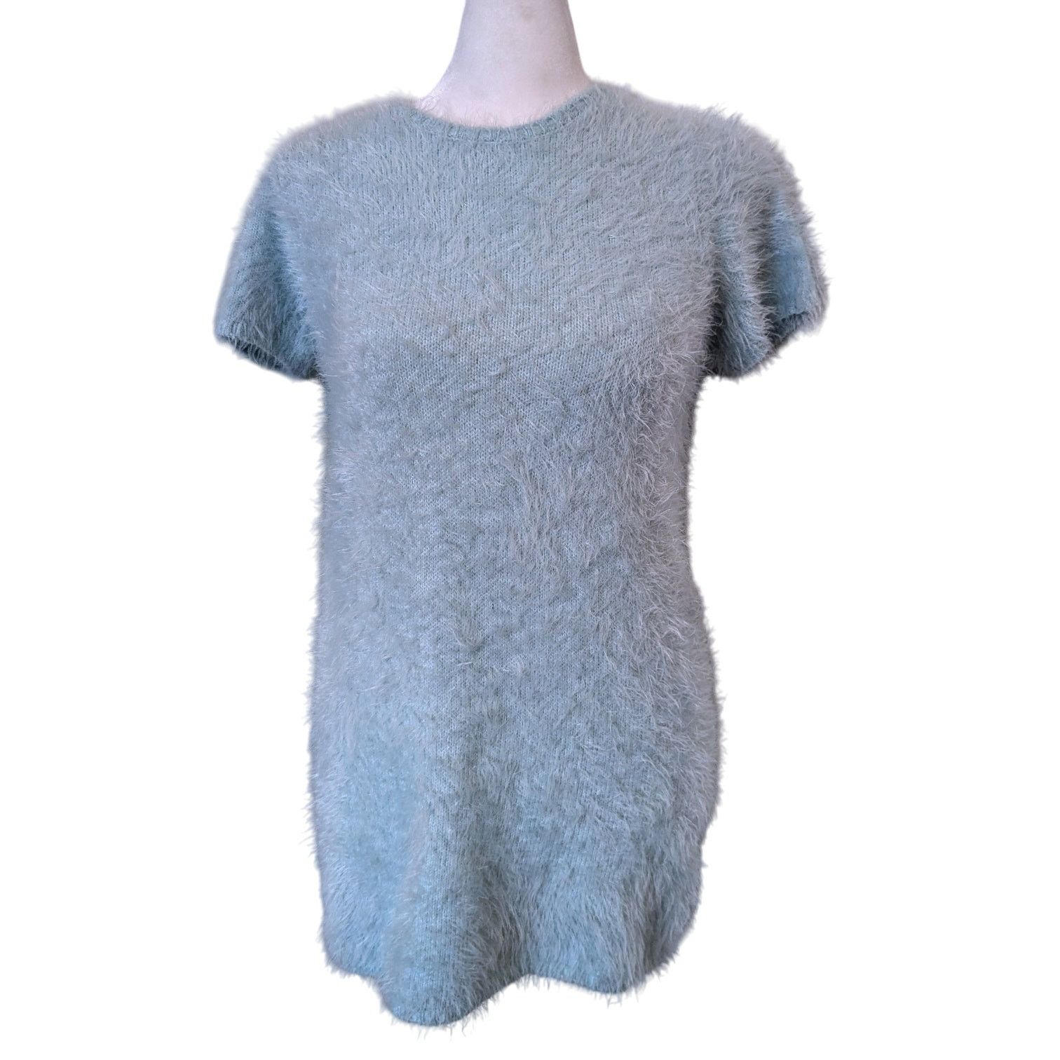 Other TOBI Blue Fuzzy Mohair Knit Sweater Small Size S / US 4 / IT 40 - 1 Thumbnail