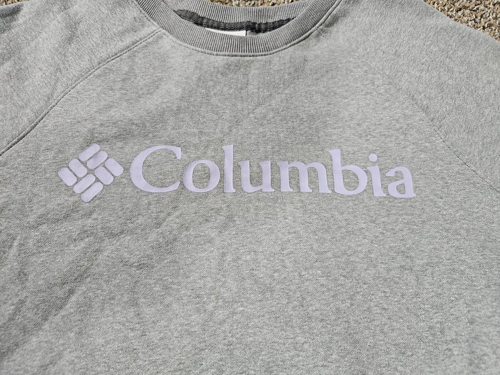 Columbia Columbia Sweater L Adult Gray Pullover SpellOut Logo Outdoor Size L / US 10 / IT 46 - 2 Thumbnail