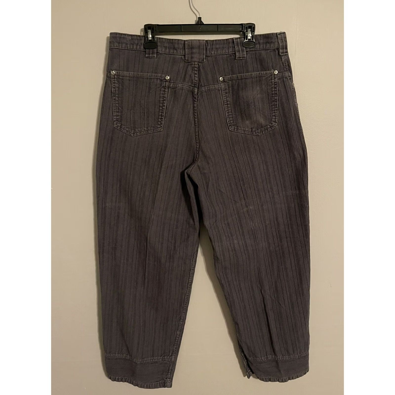 Vintage VINTAGE Canyon River Blues CRP Pants Gray Corduroy Wide Leg Y2K 38x32 Men's Size US 38 / EU 54 - 4 Thumbnail