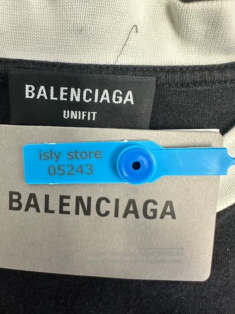 Balenciaga Balenciaga Contrast Letter Printed Short Sleeve Casual T-S Size US M / EU 48-50 / 2 - 4 Thumbnail
