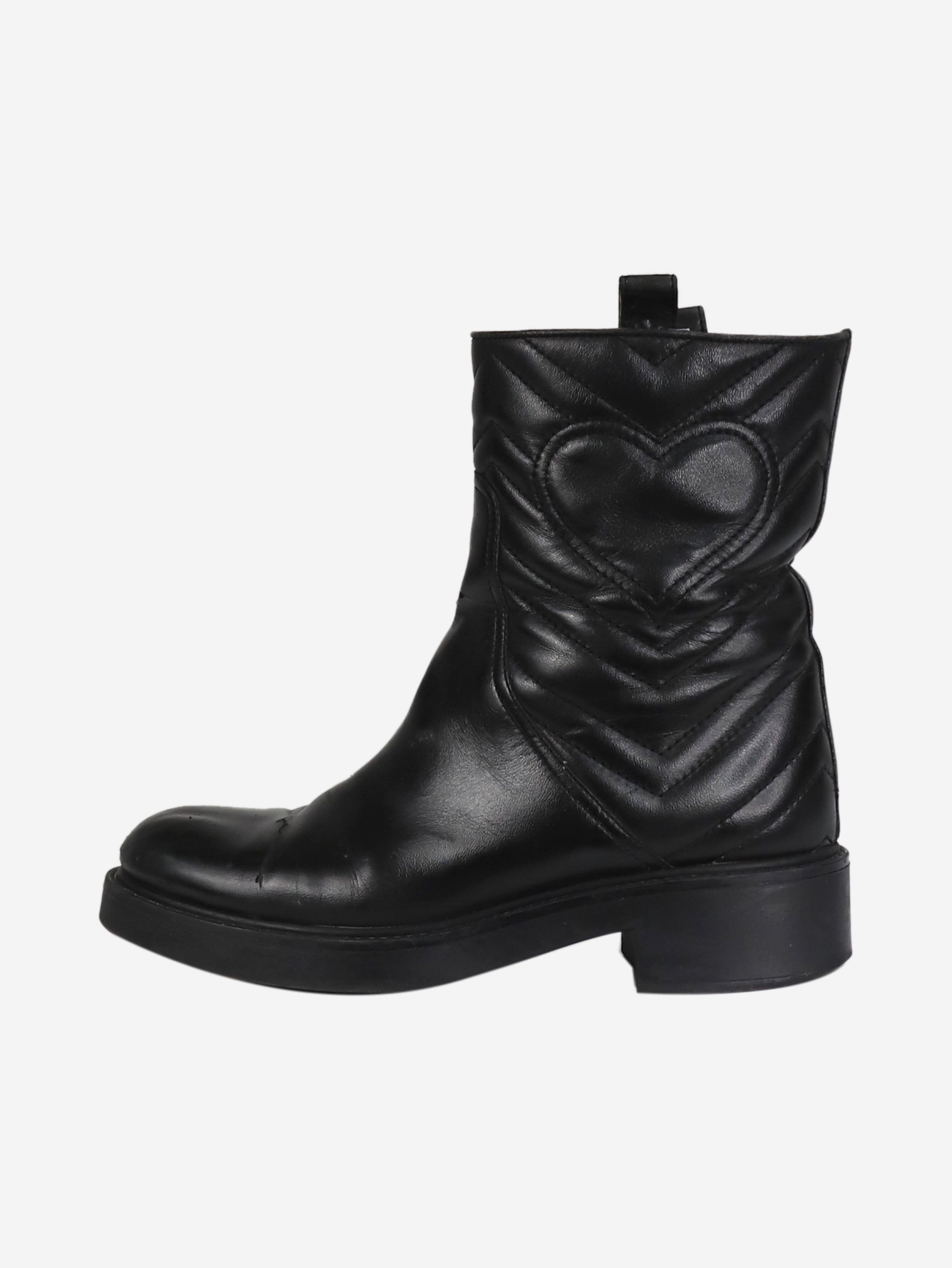 Gucci Black leather ankle boots - EU 37.5 Size US 6 / IT 36 - 1 Thumbnail