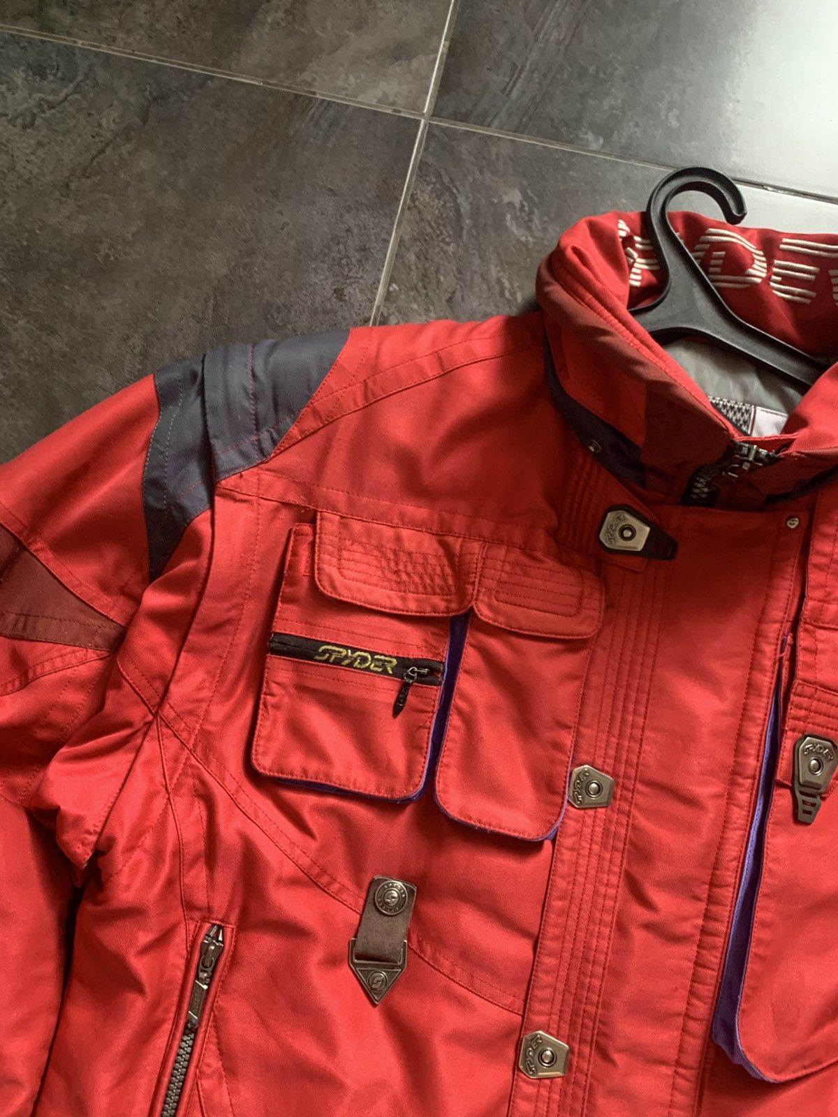 Spyder Vintage 80s Spyder USA 2 in1 Transformer Ski Jacket Rave Size US L / EU 52-54 / 3 - 5 Thumbnail