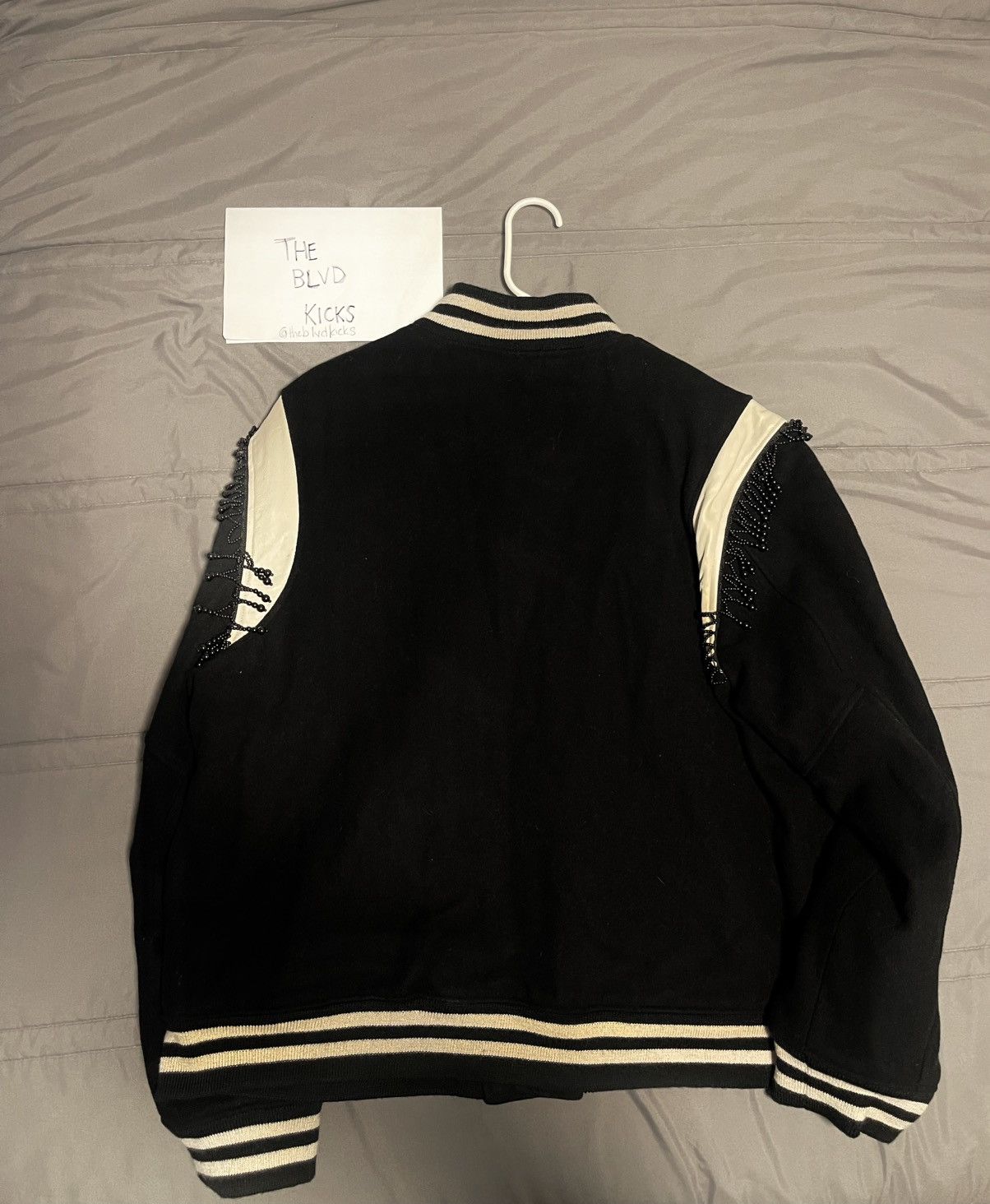 Midnight Studios Midnight Studios Chandelier Varsity Jacket Black Size US XXL / EU 58 / 5 - 2 Thumbnail