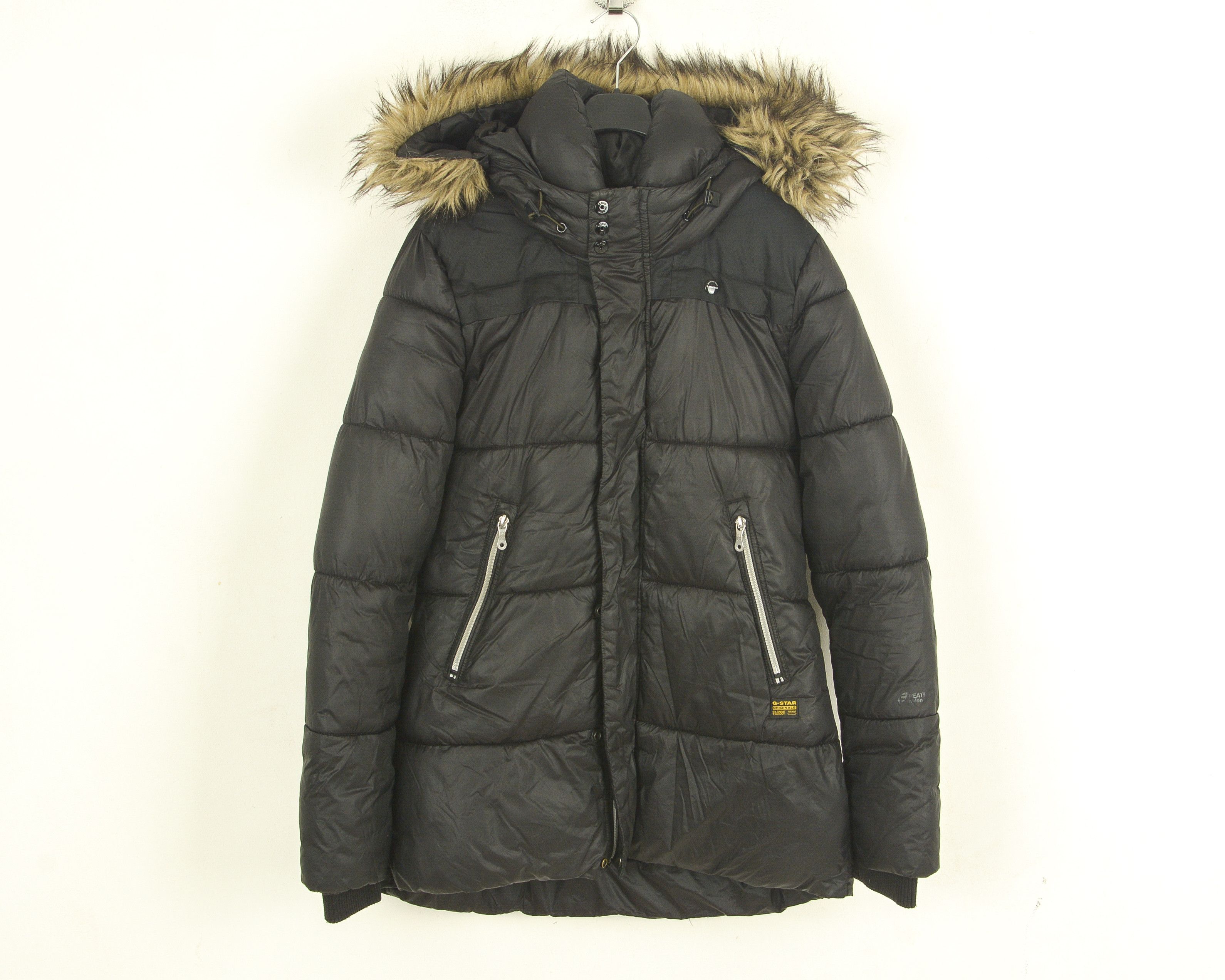 G-Star Whistler Coat Women M Puffer Jacket Parka Hooded Padded Size M / US 6-8 / IT 42-44 - 1 Thumbnail