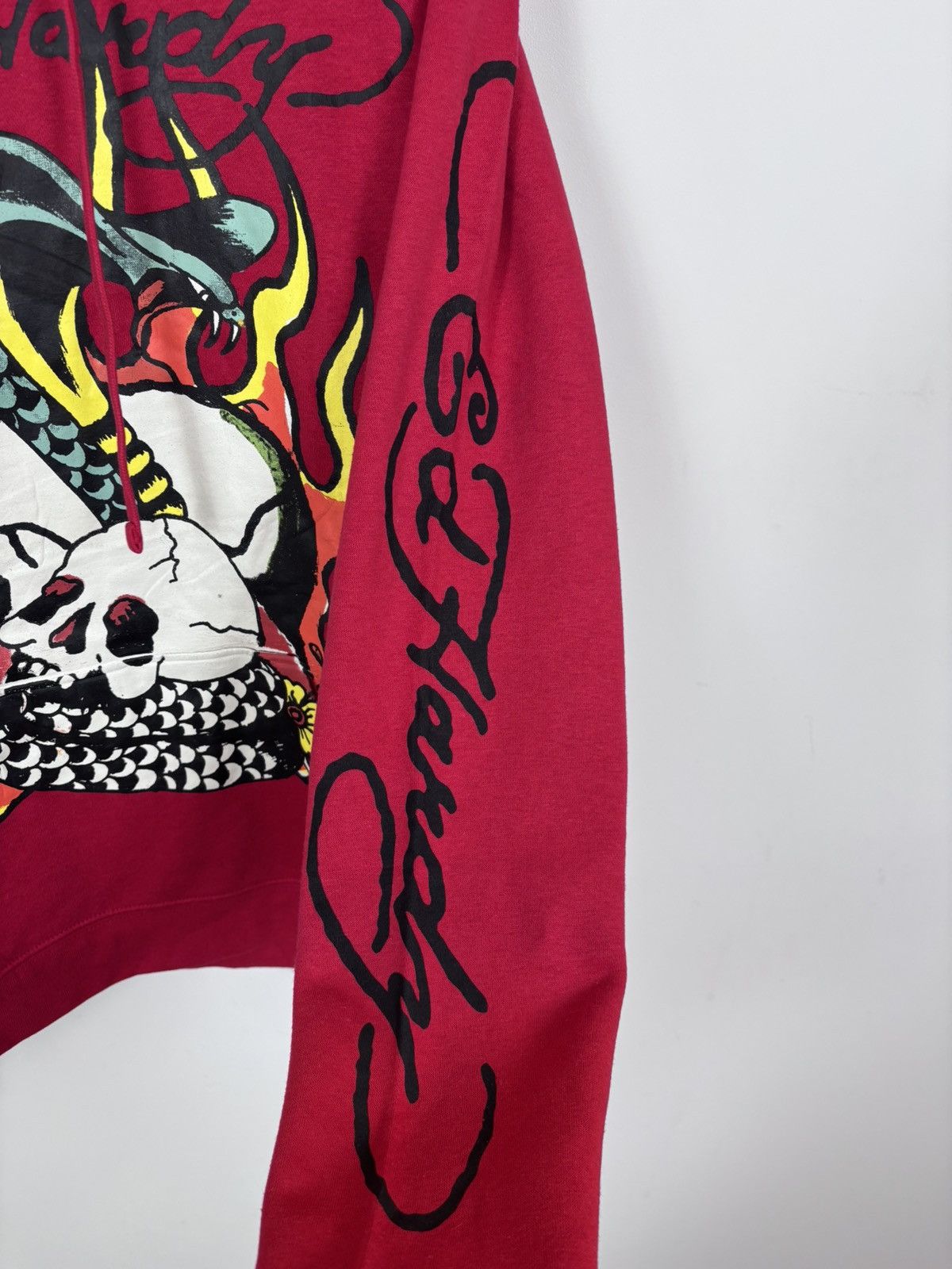 Ed Hardy Ed Hardy NWT Men’s Red Big Snake Skull Tattoo Logo Hoodie Size US M / EU 48-50 / 2 - 13 Thumbnail