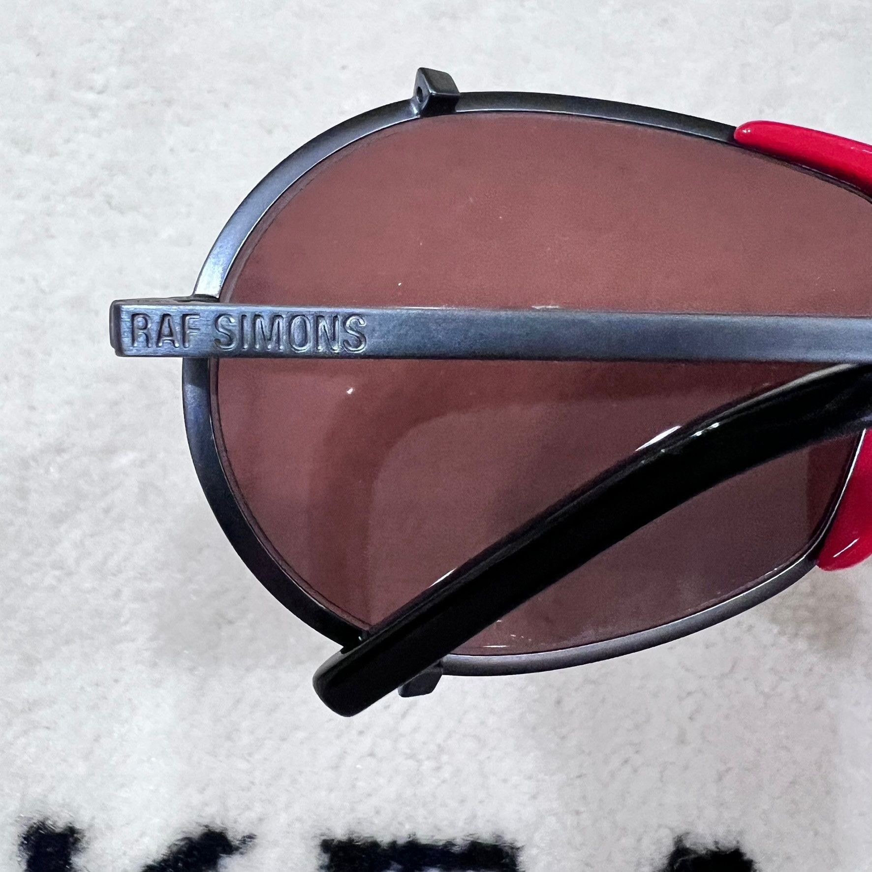 Linda Farrow Linda Farrow X Raf Simons "Ultimate Glacier" Sunglasses Size ONE SIZE - 10 Thumbnail