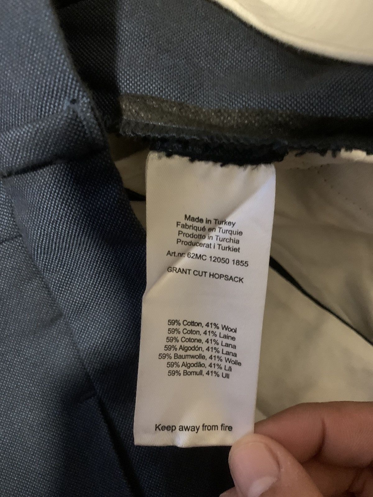 J.Lindeberg J. LINDEBERG Grant Active Hopsack Pants Size US 32 / EU 48 - 6 Thumbnail