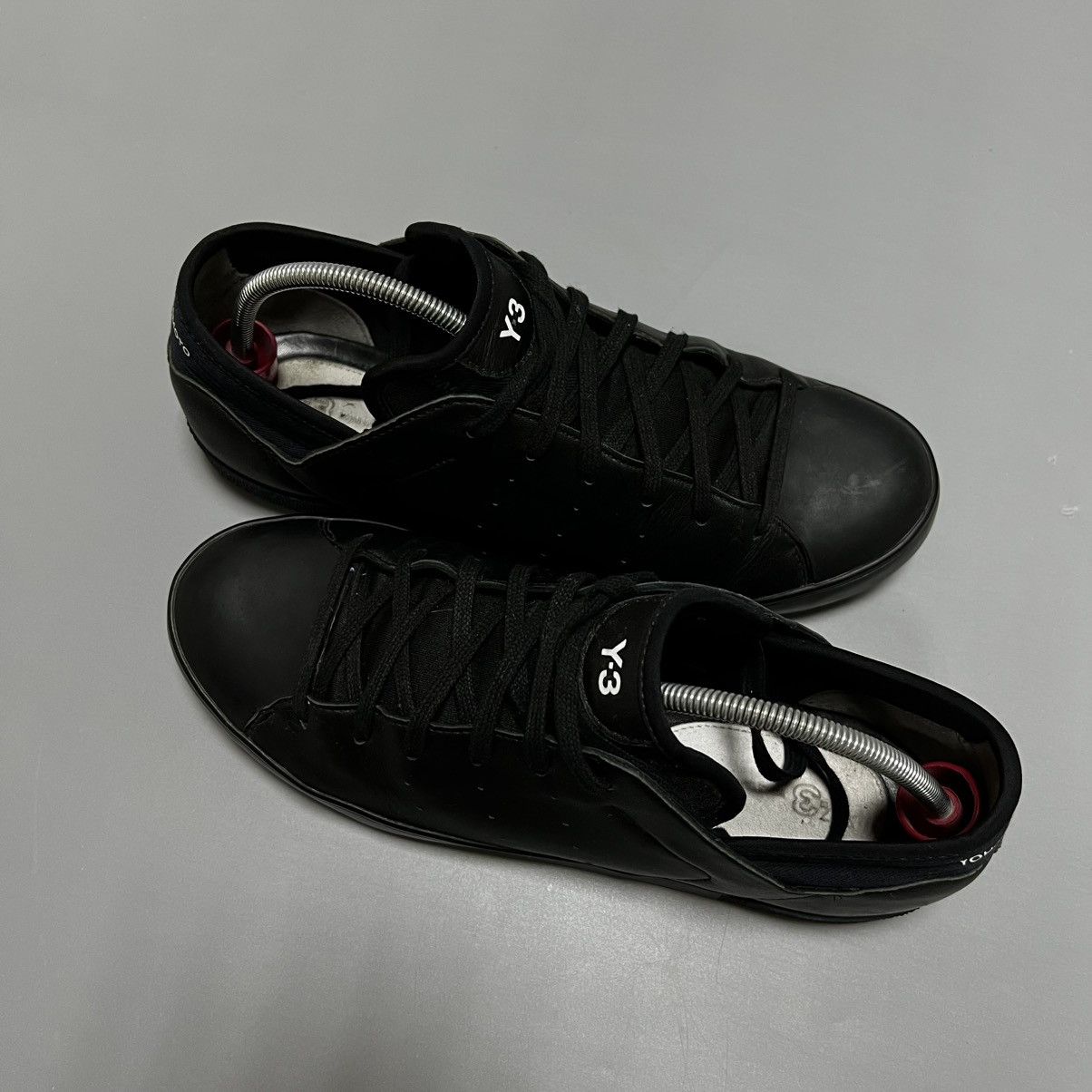 Adidas × Vintage × Yohji Yamamoto Adidas Y-3 Yohji Yamamoto Stan Smith 2015 black sneakers Size US 7 / EU 40 - 5 Thumbnail