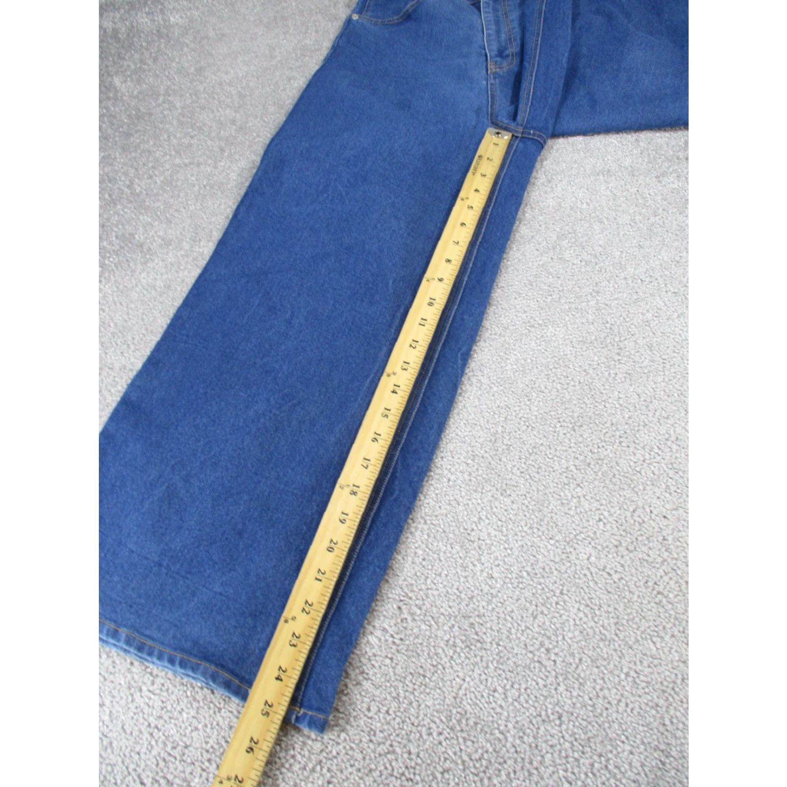 Denime VINTAGE Rae Feather Women's Jeans Wide Leg High Rise S Medium Wash Denim Casual Size 28" / US 6 / IT 42 - 4 Thumbnail
