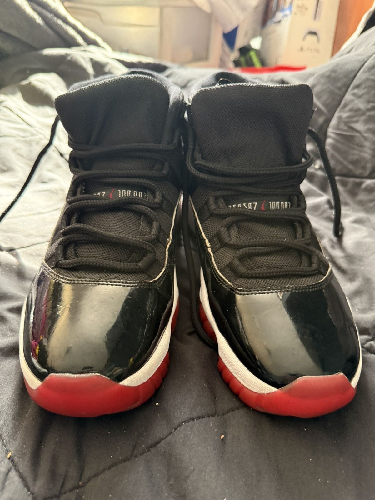 Jordan Brand Jordan “11” retro bred 2019 Size US 11.5 / EU 44-45 - 3 Thumbnail
