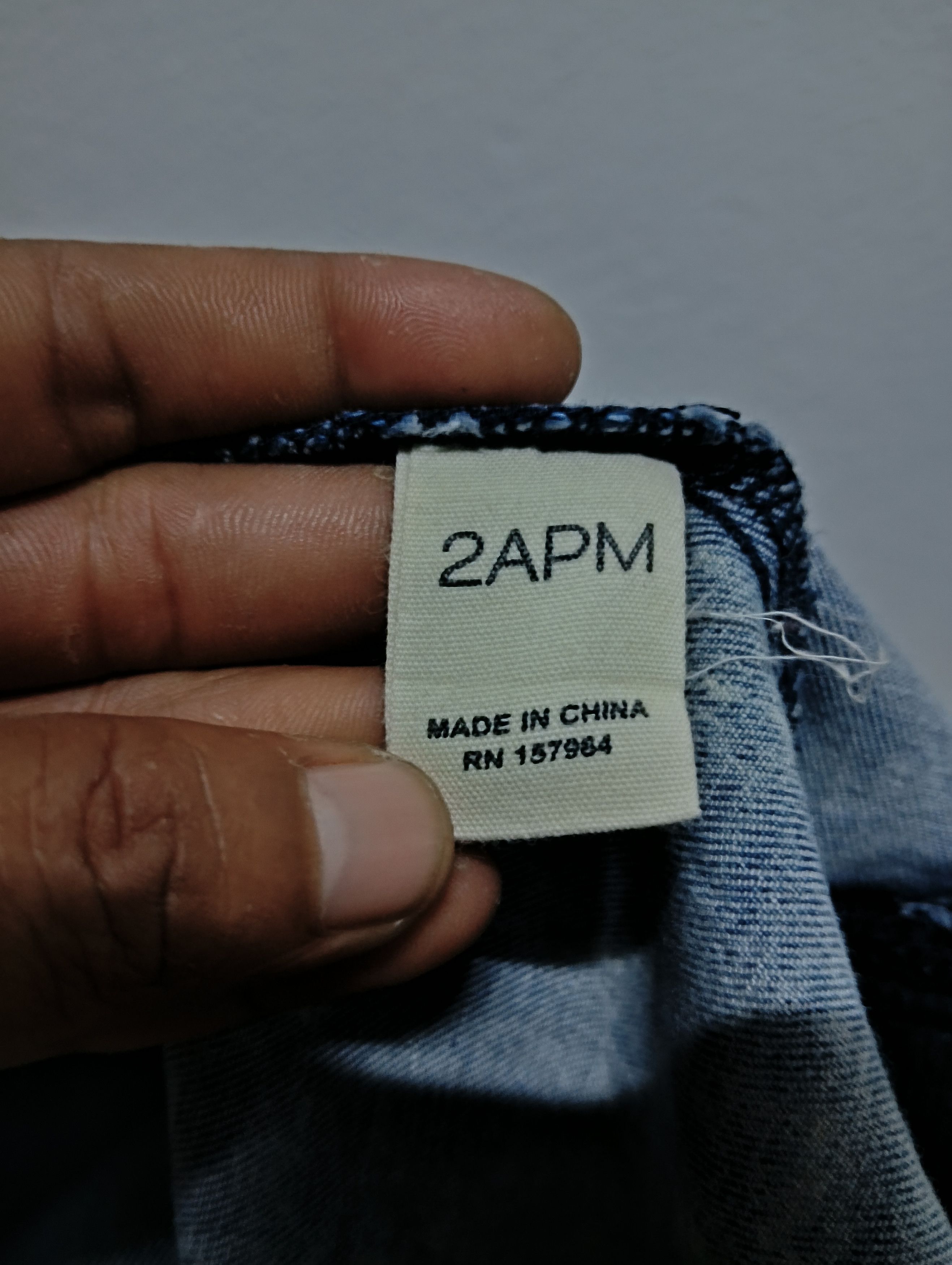 Japanese Brand 2apm denim bomber jackets Size US L / EU 52-54 / 3 - 9 Thumbnail