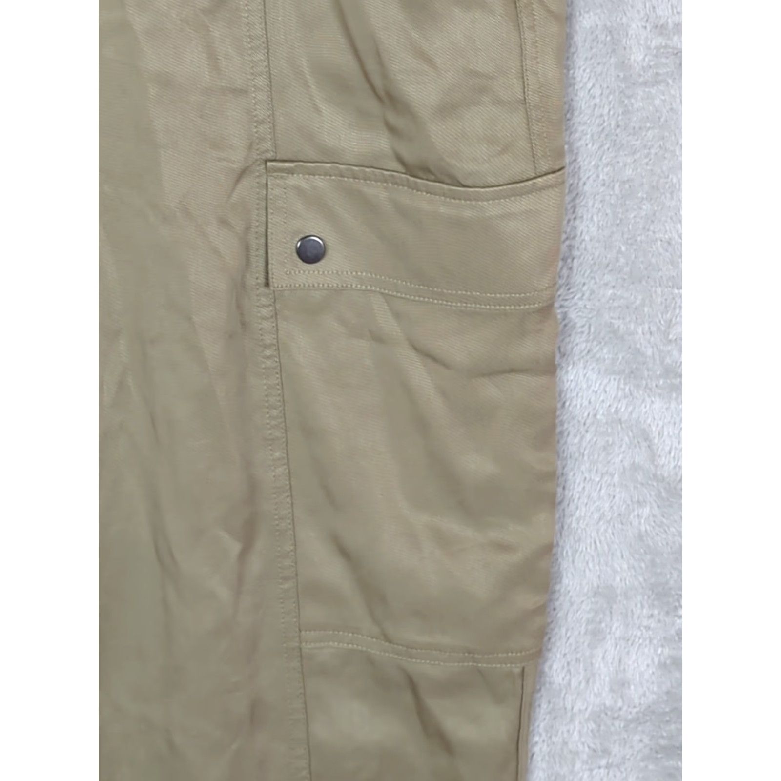 Athleta Athleta Jumpsuit Green XL Crew Neck Zip Pockets 100% TENCEL™ Lyocell Women Gorpcore Athleisure Travel Casual Solid Size 40" / US 18 - 5 Thumbnail