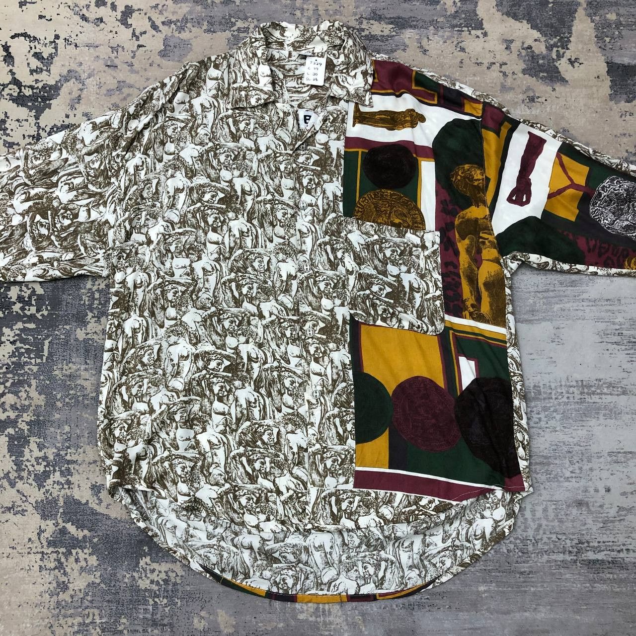 HOMME BOY CO. × Vintage T329 VTG BOY ROMAN EMPIRE FULL PRINT 100rayon SHIRTS Size US L / EU 52-54 / 3 - 1 Thumbnail