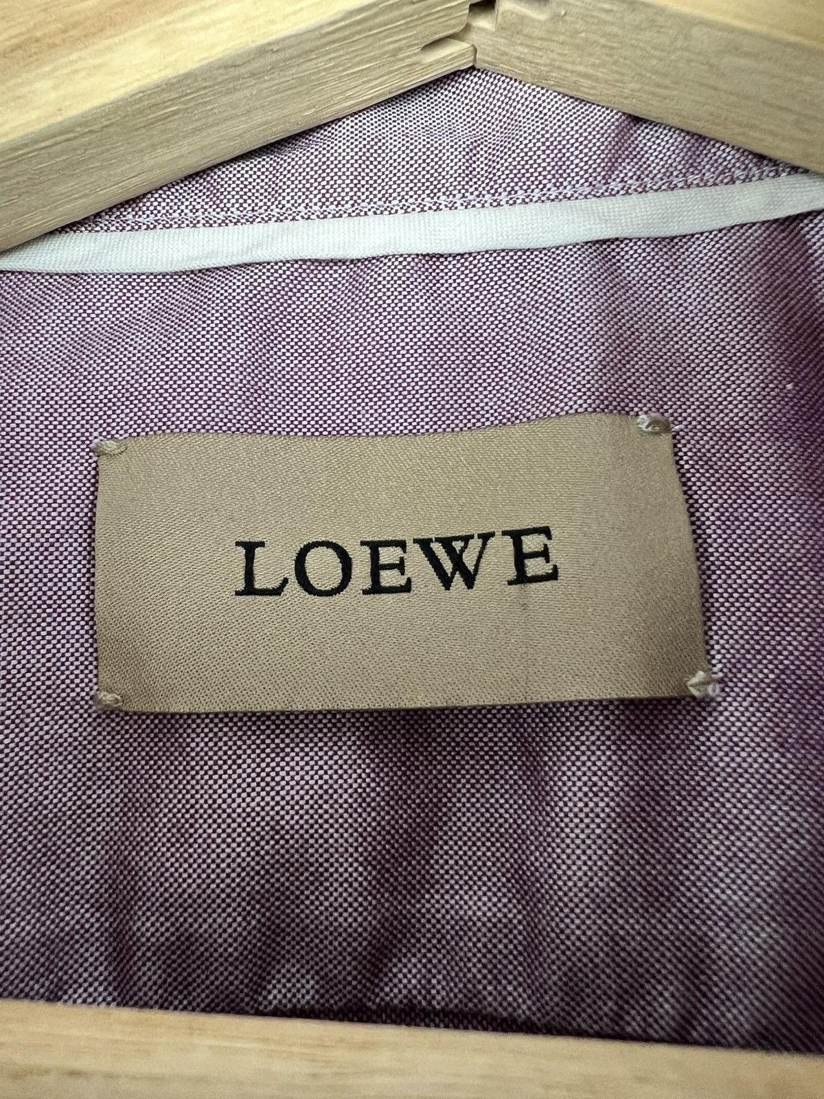 Designer × Loewe Loewe purple Classic Button Up Longsleeve shirt Size US XL / EU 56 / 4 - 3 Thumbnail