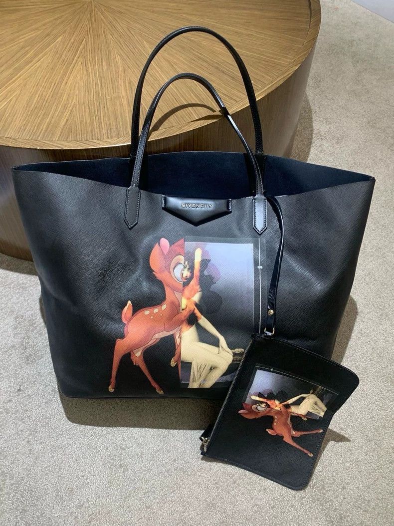 Givenchy Bambi Tote Bag Black - dmc