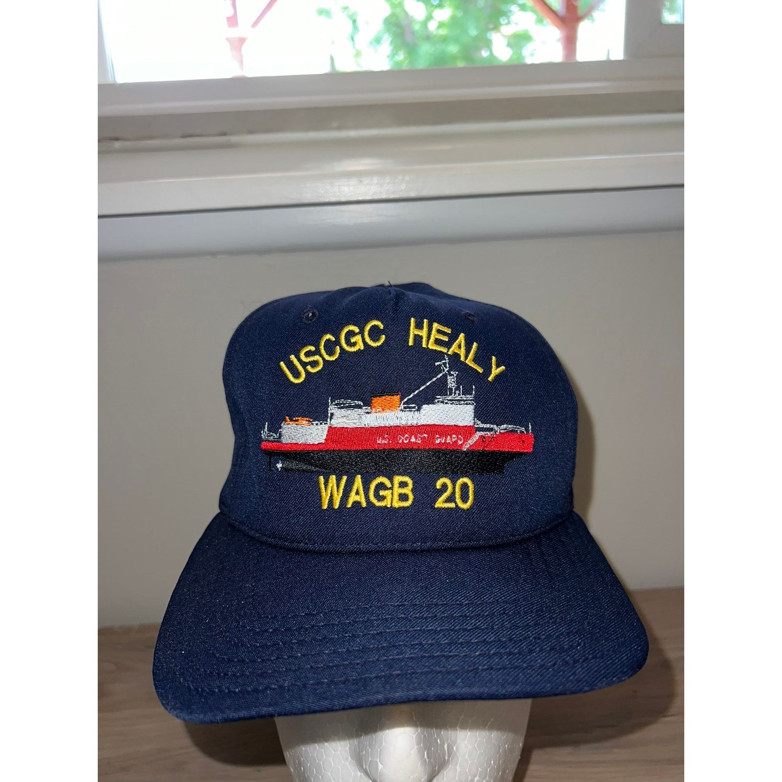 Vintage Vintage USCGC US Coast Guard WAGB 20 Ship Hat Headwear VTG O Size ONE SIZE - 1 Thumbnail