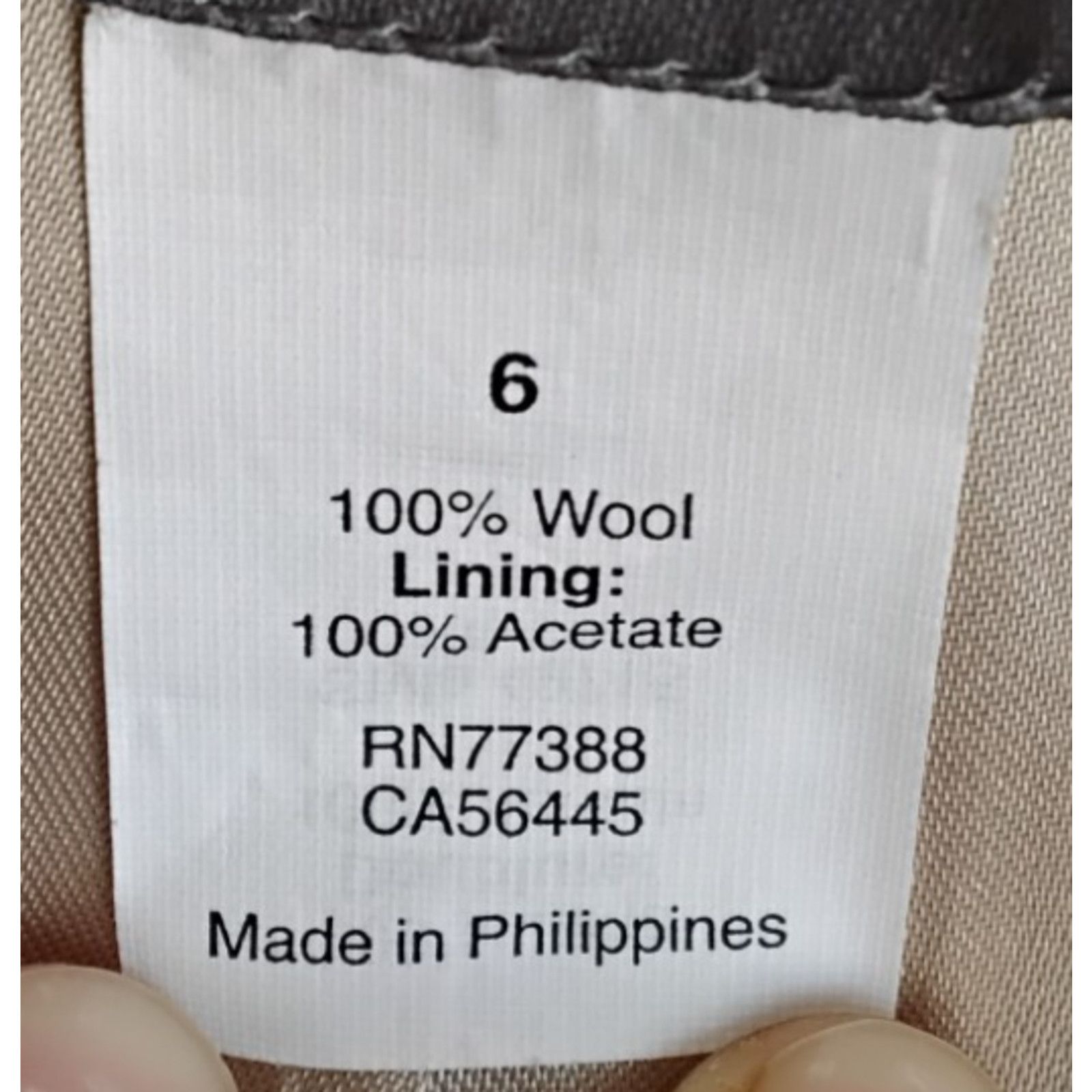 J.Crew J. Crew Wool Pea Coat By Nello Gori Women's 6 Gray Wool Size M / US 6-8 / IT 42-44 - 15 Thumbnail