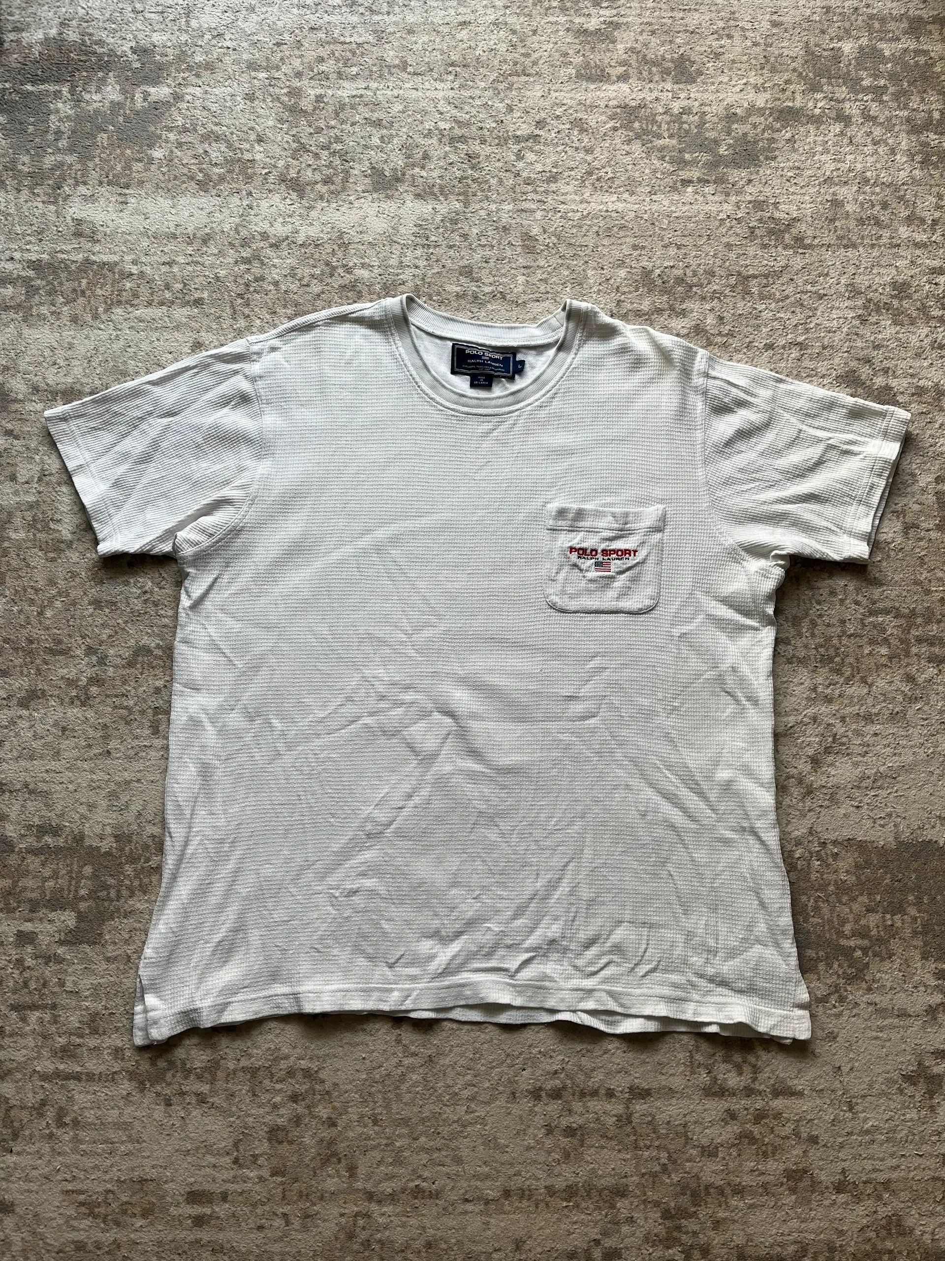 Polo Ralph Lauren OG Ralph Lauren Polo Sport Made in Sri Lanka Sz L T-Shirt Size US L / EU 52-54 / 3 - 1 Thumbnail