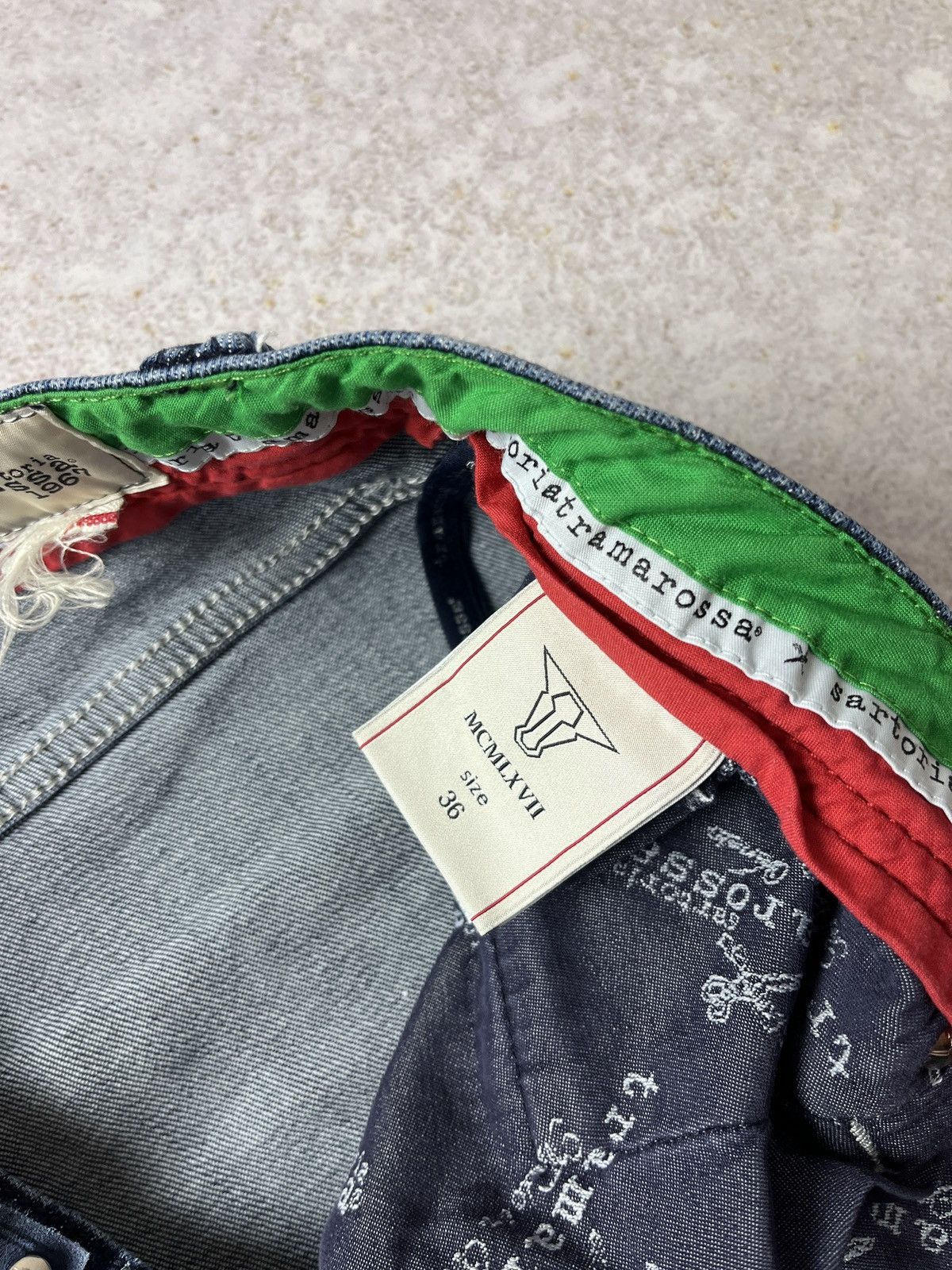 Other SARTORIA TRAMAROSSA hand made Italy Luxury Jeans Denim Size US 36 / EU 52 - 9 Thumbnail