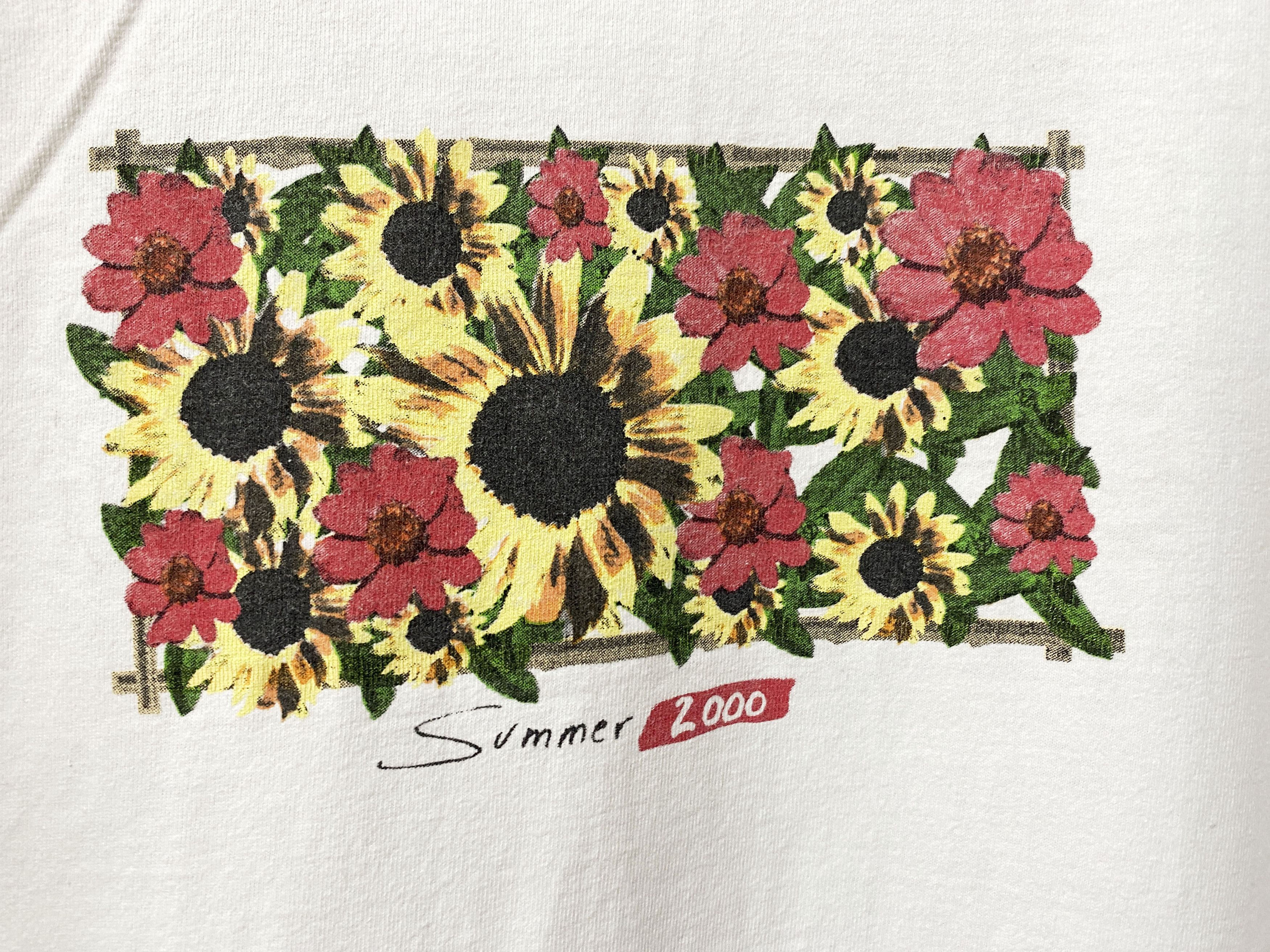 Vintage Vintage Summer Flower Shirt Size US L / EU 52-54 / 3 - 2 Thumbnail