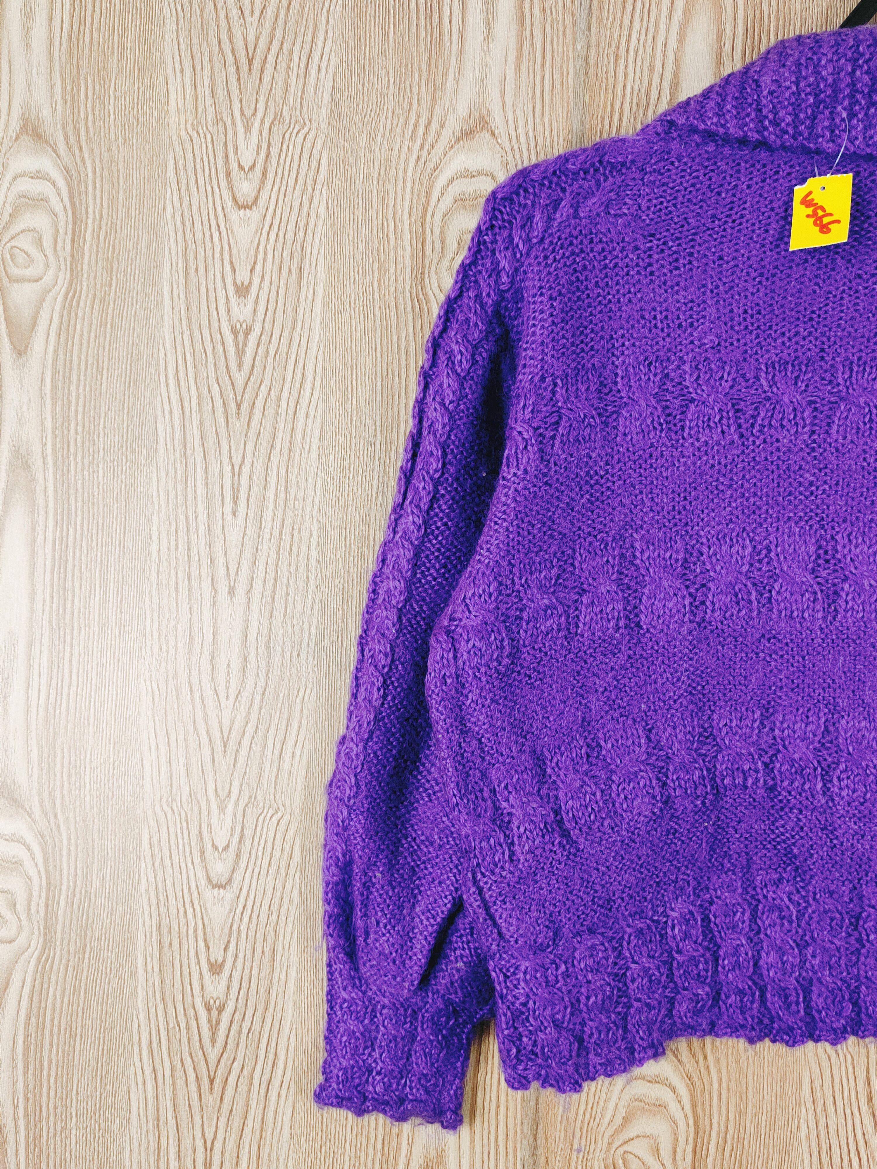 Japanese Brand Japanese Brand Purple Knitwear Cardigan #W566 Size S / US 4 / IT 40 - 8 Thumbnail