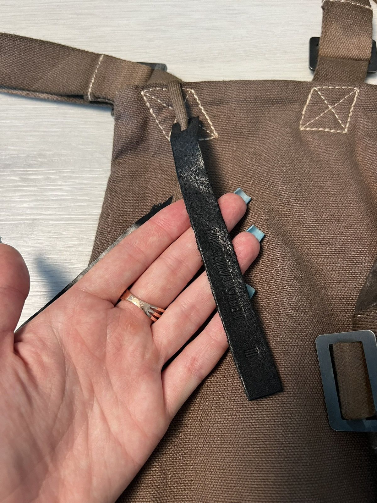 Boris Bidjan Saberi Boris Bidjan Saberi adjustable buckle detail gilet Size US XL / EU 56 / 4 - 3 Thumbnail