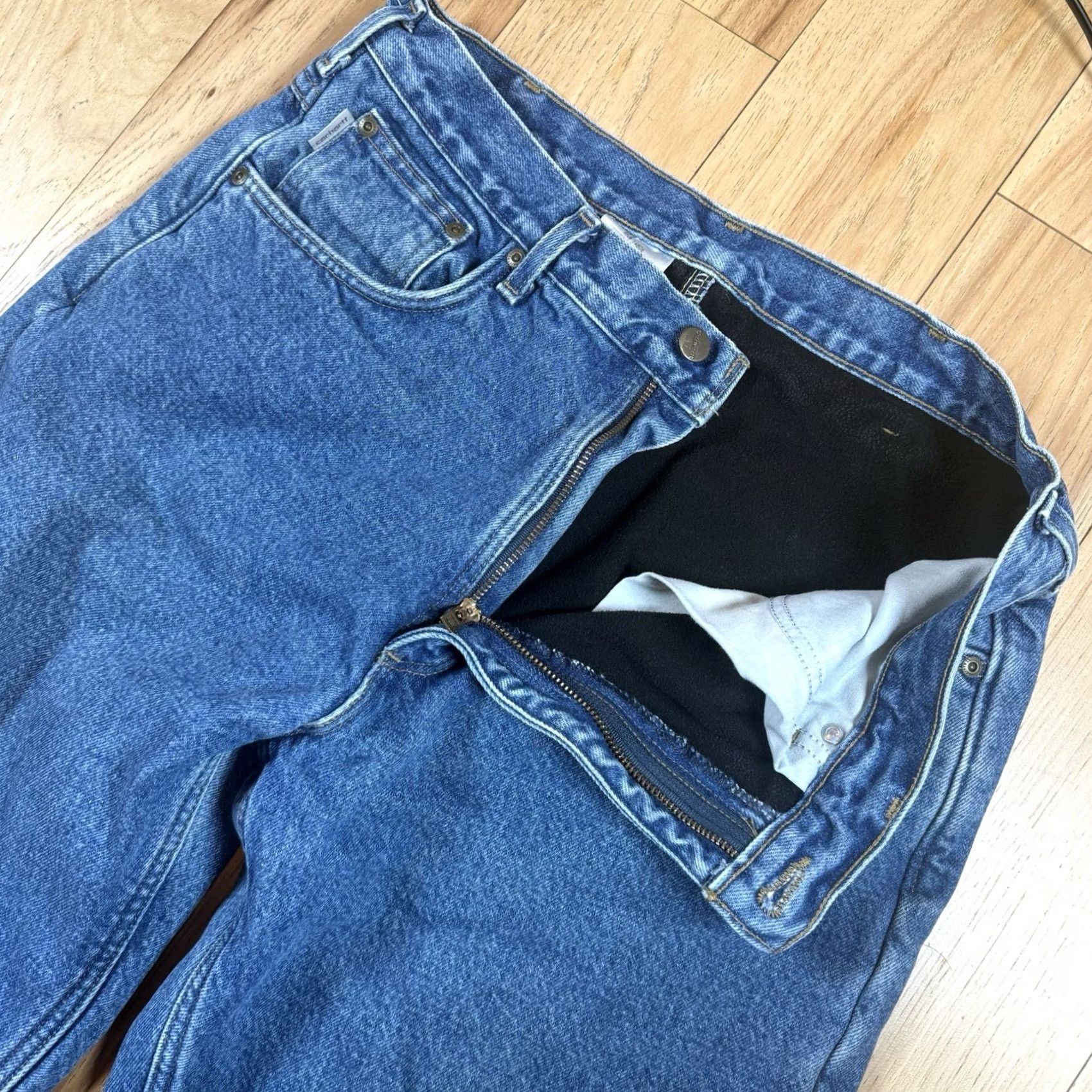Carhartt VINTAGE Carhartt Jeans Mens 32x30 Blue Straight Relaxed Lined Workwear Pants Size US 32 / EU 48 - 2 Thumbnail