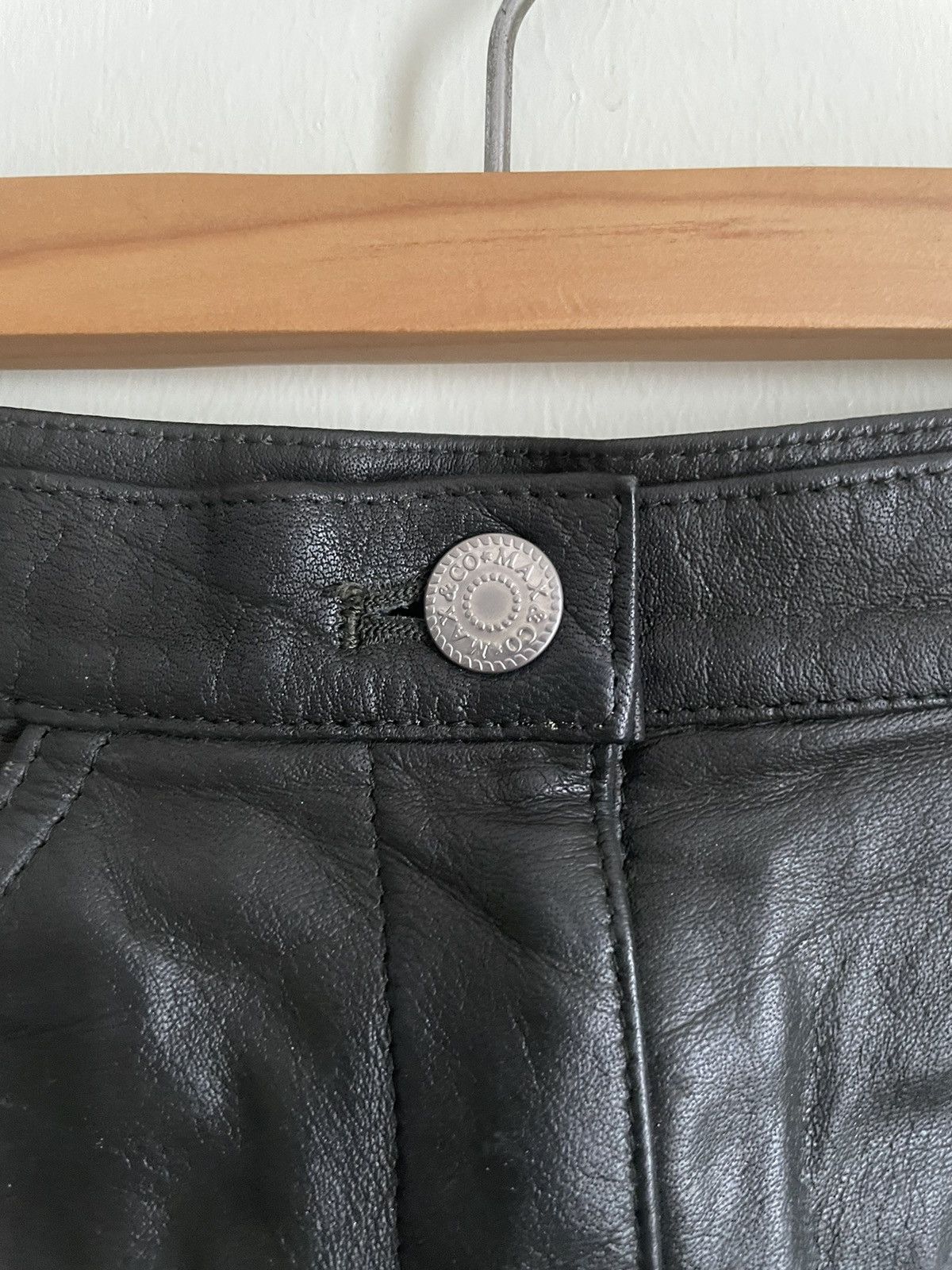 MAX&Co. Max &Co. Mix Leather Skirts Size 28" / US 6 / IT 42 - 3 Thumbnail