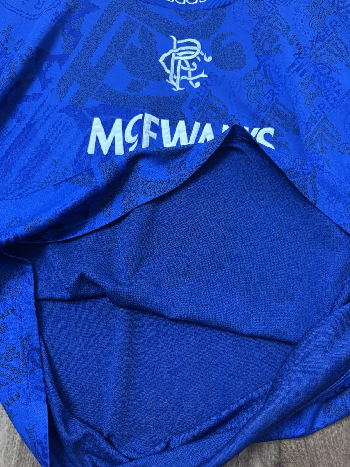 Adidas VINTAGE RARE ADIDAS RANGERS 94-96 HOME FOOTBALL JERSEY Size US XL / EU 56 / 4 - 10 Thumbnail