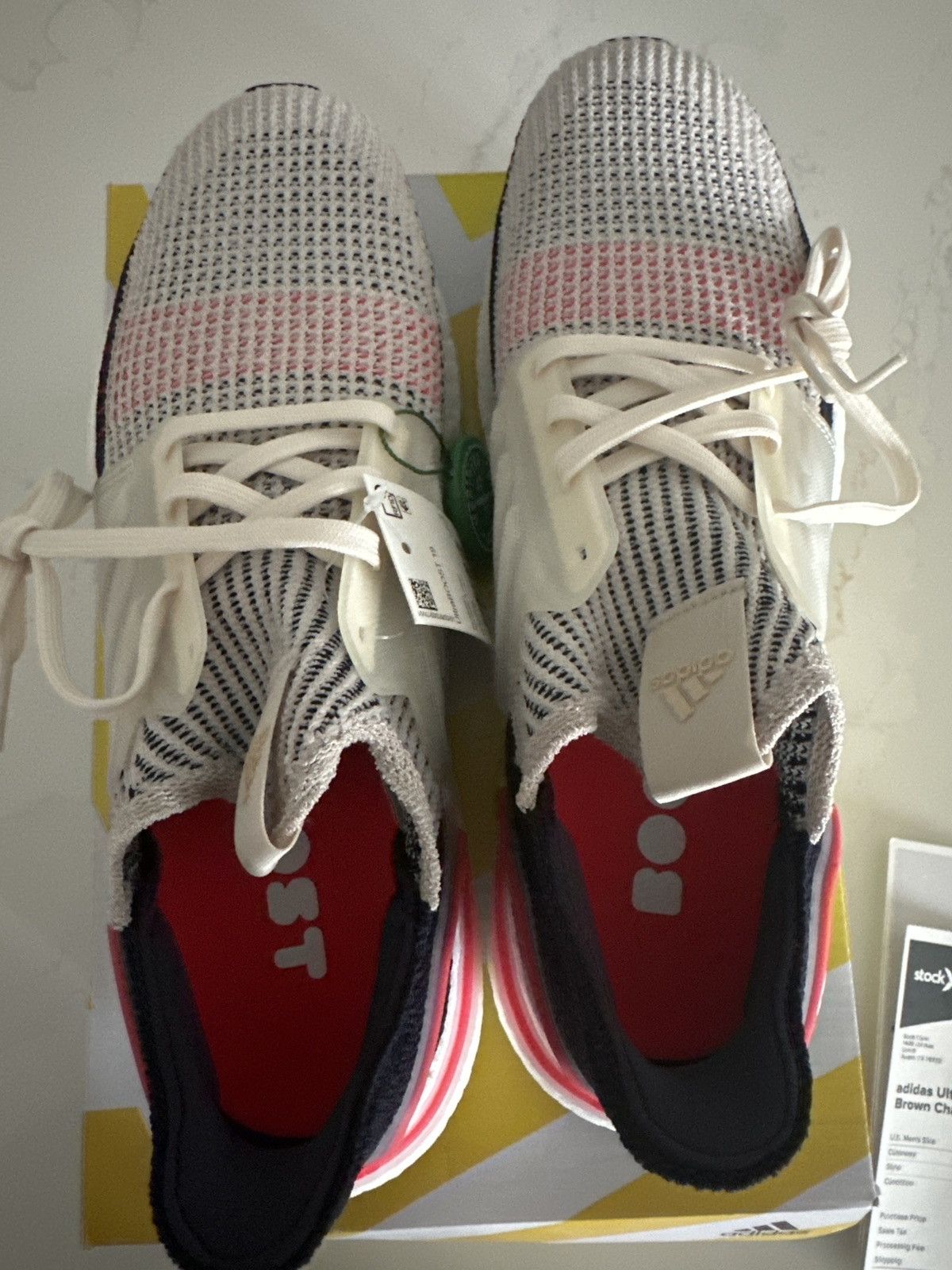 Adidas Adidas Ultra Boost 2019 Clear Brown Chalk White Size US 9.5 / EU 42-43 - 9 Thumbnail