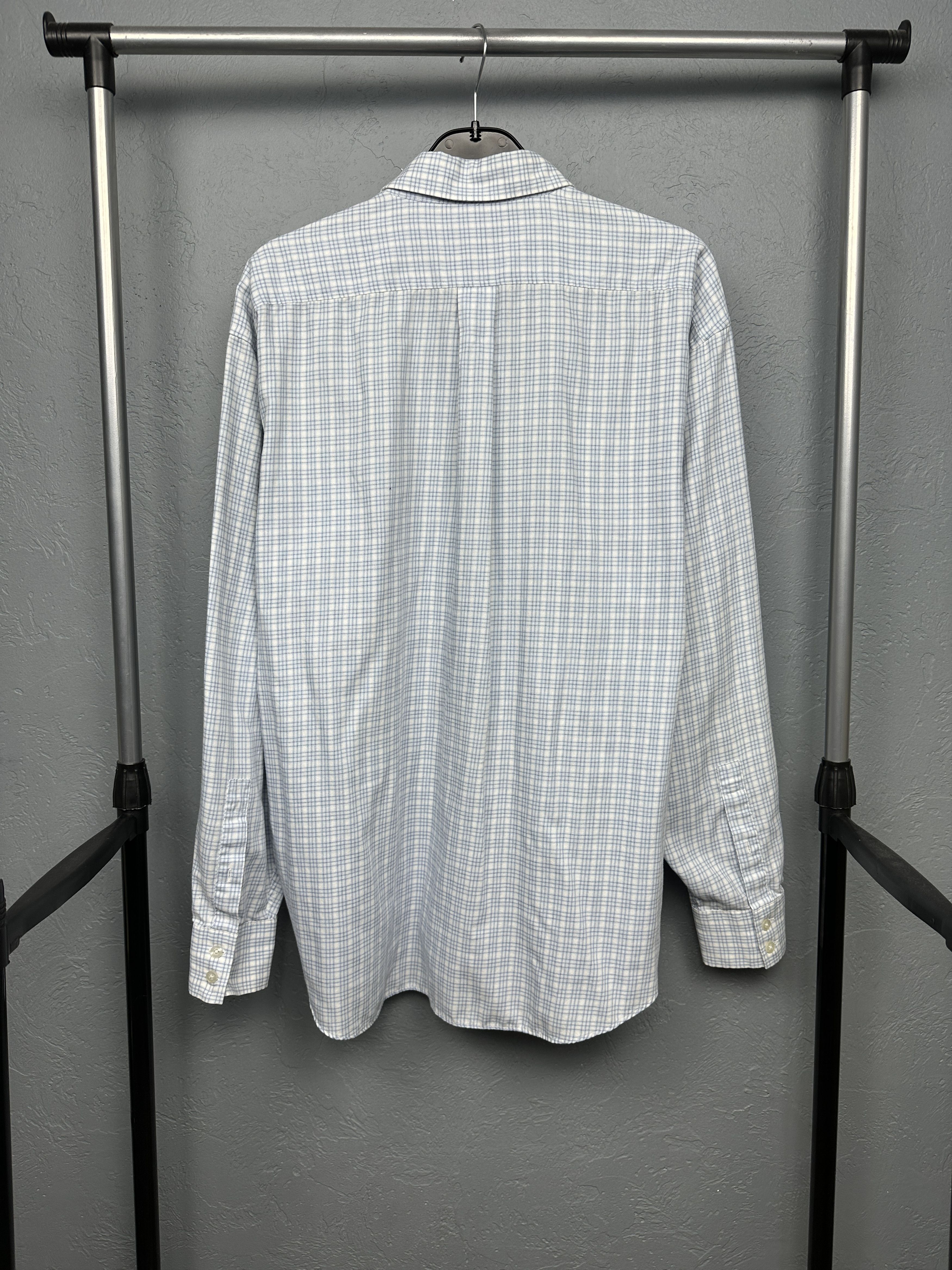Yves Saint Laurent Yves Saint Laurent YSL Mens Long Sleeve Check Shirt Size US XL / EU 56 / 4 - 6 Thumbnail