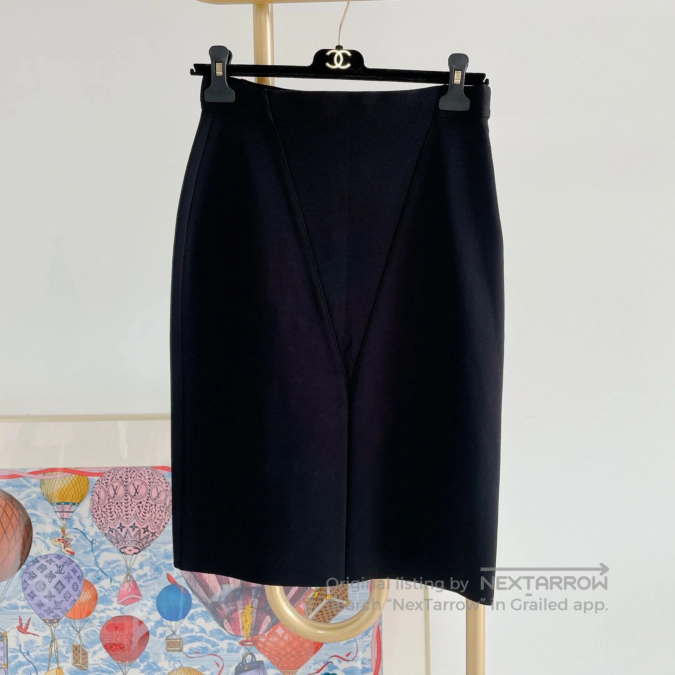 Givenchy Black Long Skirt.