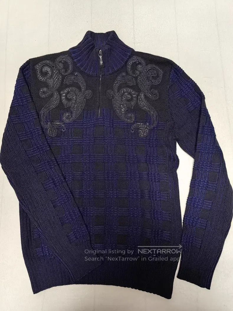 Versace Versace Men's wool knitted coat Size US S / EU 44-46 / 1 - 1 Thumbnail