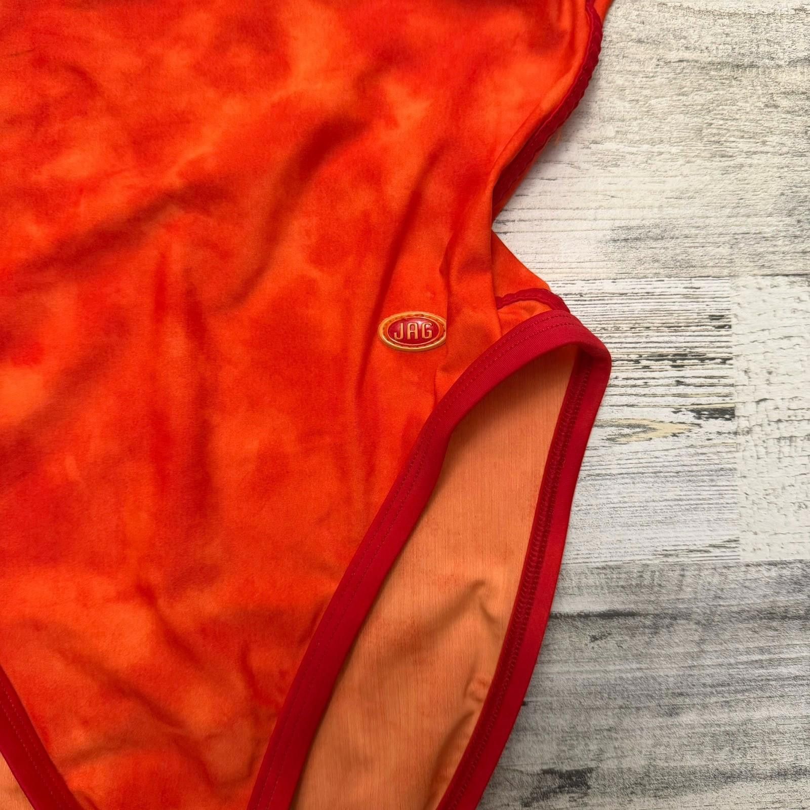Jagermeister Vintage JAG high Leg Ut One Piece Orange One Piece Swimsuit Size ONE SIZE - 3 Thumbnail