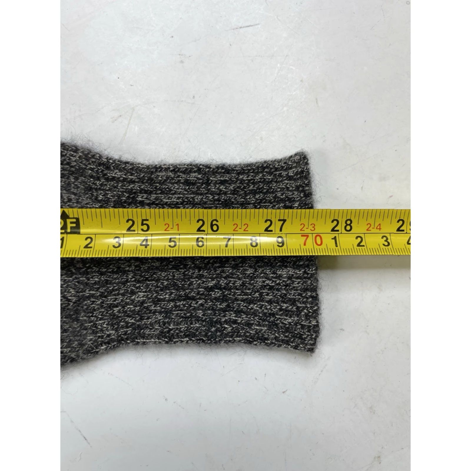 AQUA AQUA Women's 100% Cashmere Sweater Long Sleeve Crew Neck Gray S Lightweight Knit Pullover Casual Size S / US 4 / IT 40 - 4 Thumbnail