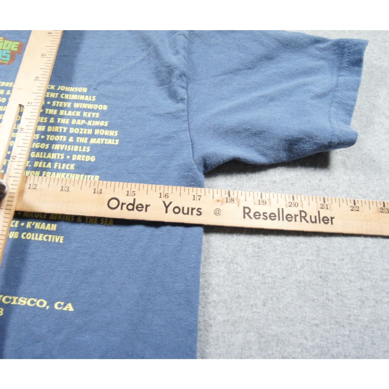 Gildan Vintage Outside Lands Shirt Mens Small Blue Concert Tee 2008 Y2K San Francisco Size US S / EU 44-46 / 1 - 7 Thumbnail