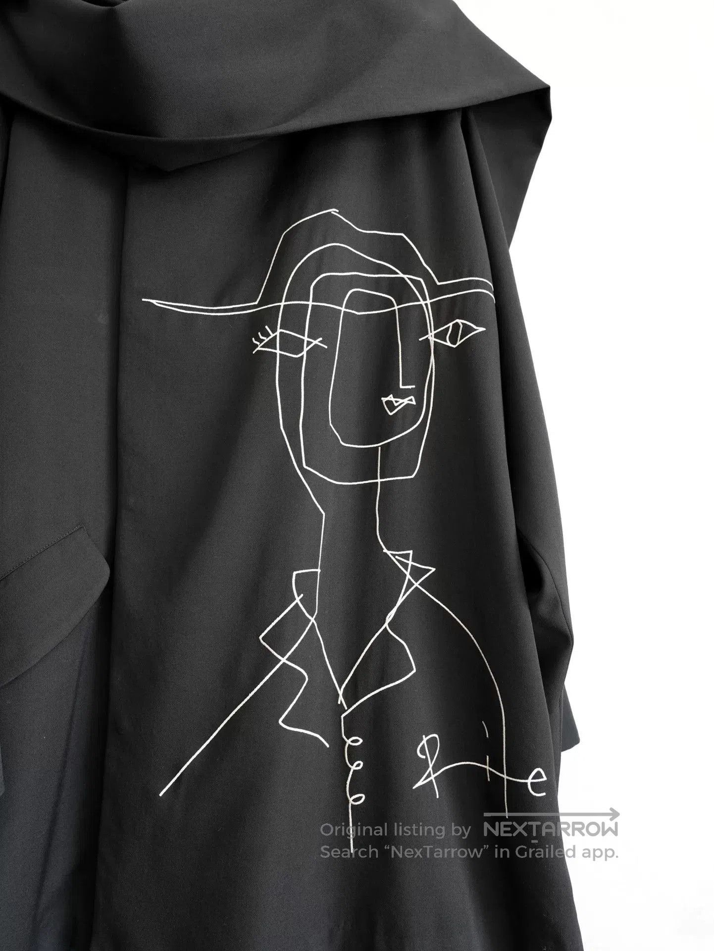 Yohji Yamamoto yohji yamamoto embroidered coat size 3. Size M / US 6-8 / IT 42-44 - 4 Thumbnail