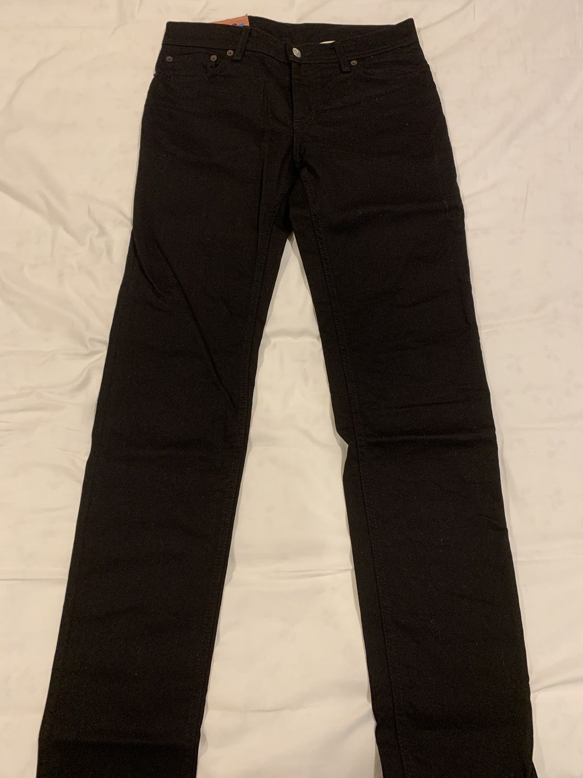 image of Acne Studios Men’S Black Slim Fit Denim, Men's (Size 31)