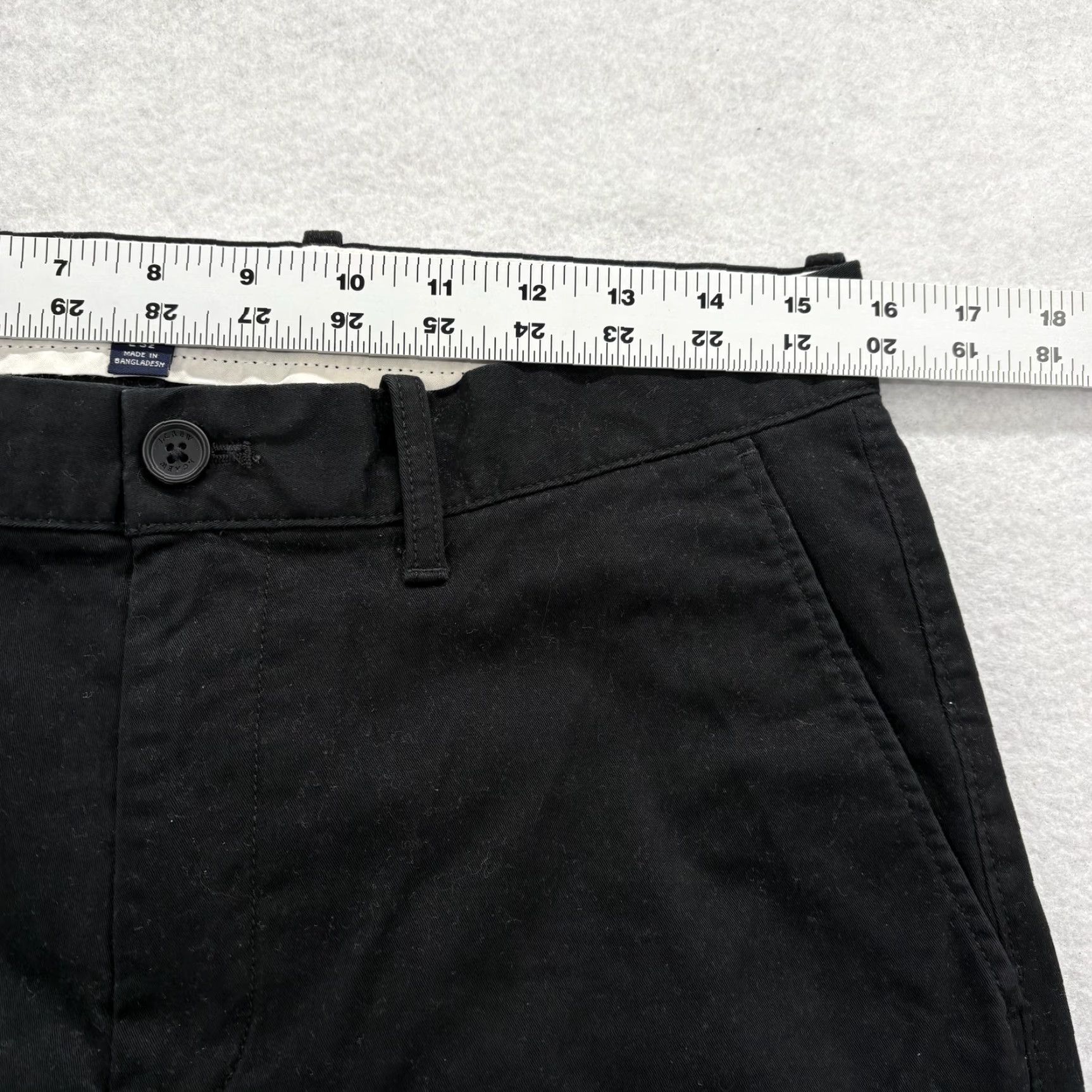 J.Crew J Crew Flex Pants 31x32 Mens Black Skinny Chino Stretch Casual Preppy Workwear Size US 31 - 6 Thumbnail