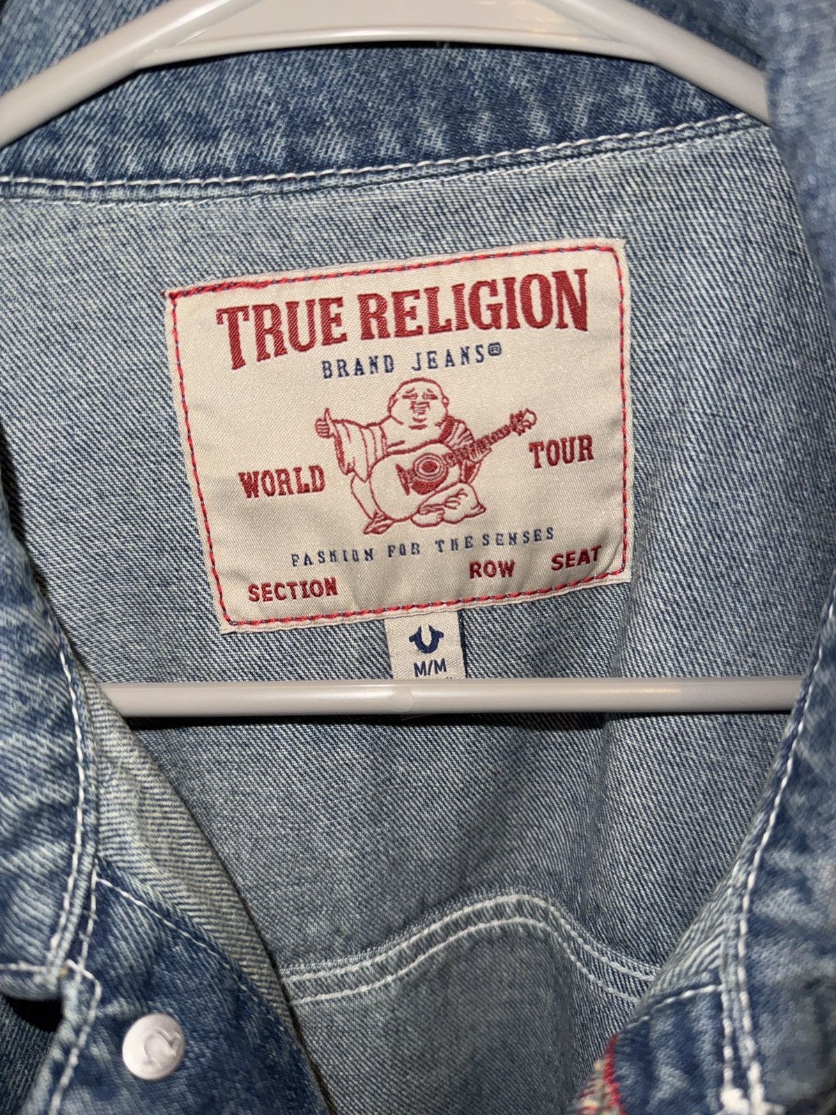 True Religion True Religion Varsity Patch Denim Jacket – 2002 Lettering Size US M / EU 48-50 / 2 - 2 Thumbnail