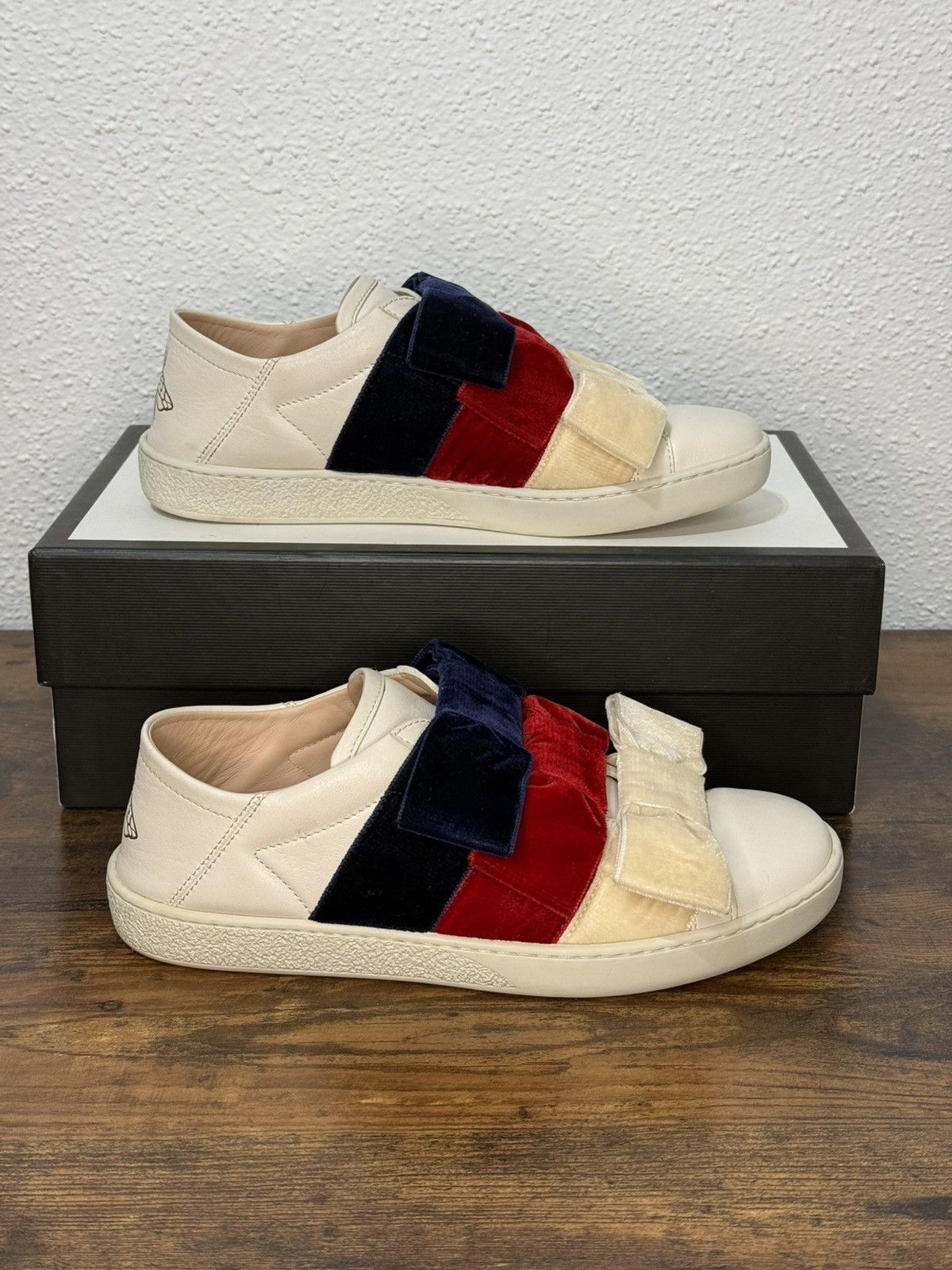 Gucci Gucci Ace Leather Low Ribbons size 35.5eu 5us Size US 5 / IT 35 - 8 Thumbnail