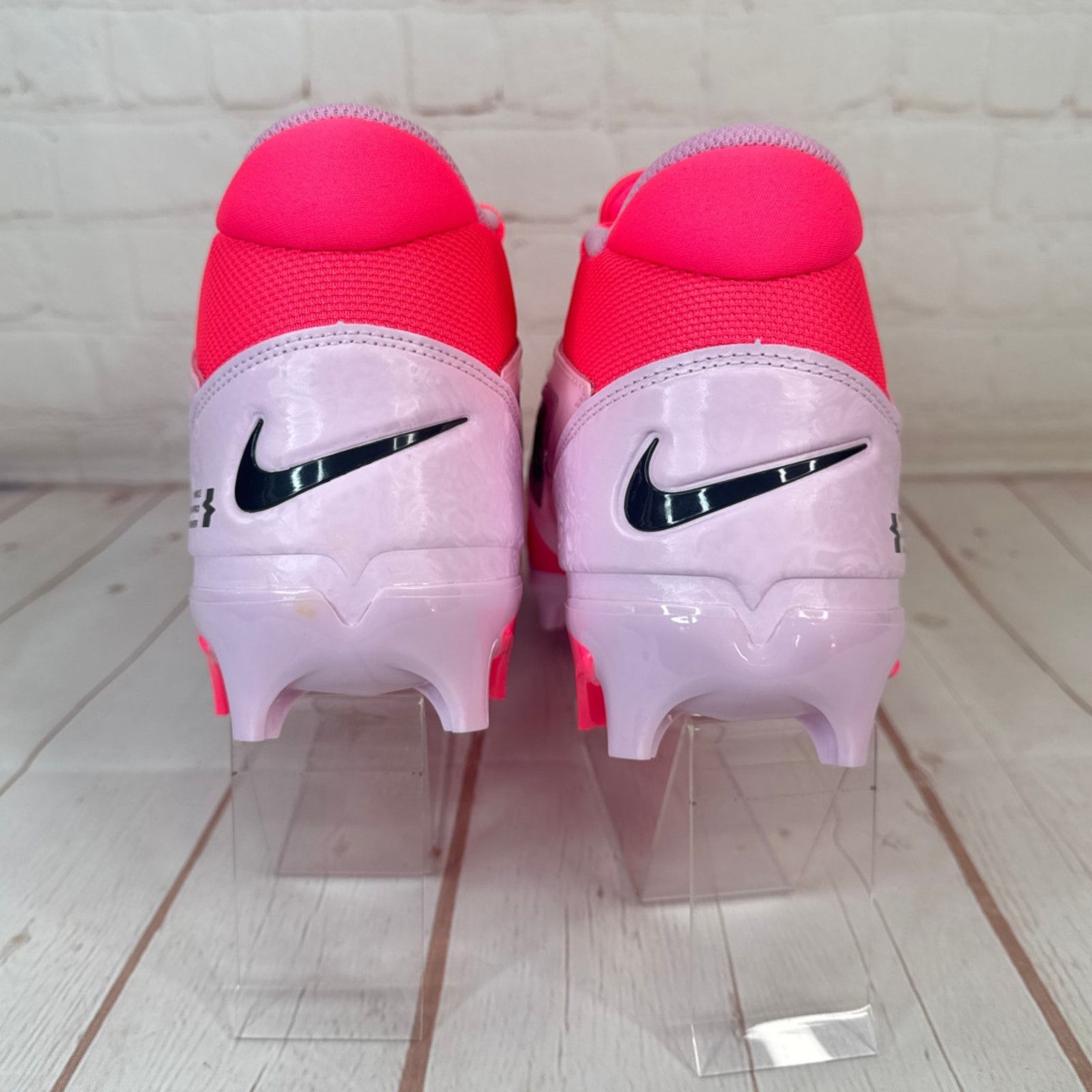 Nike Nike Alpha Menace 4 Pro NRG Racer Pink Football Cleats Sz 13 Size US 13 / EU 46 - 8 Thumbnail