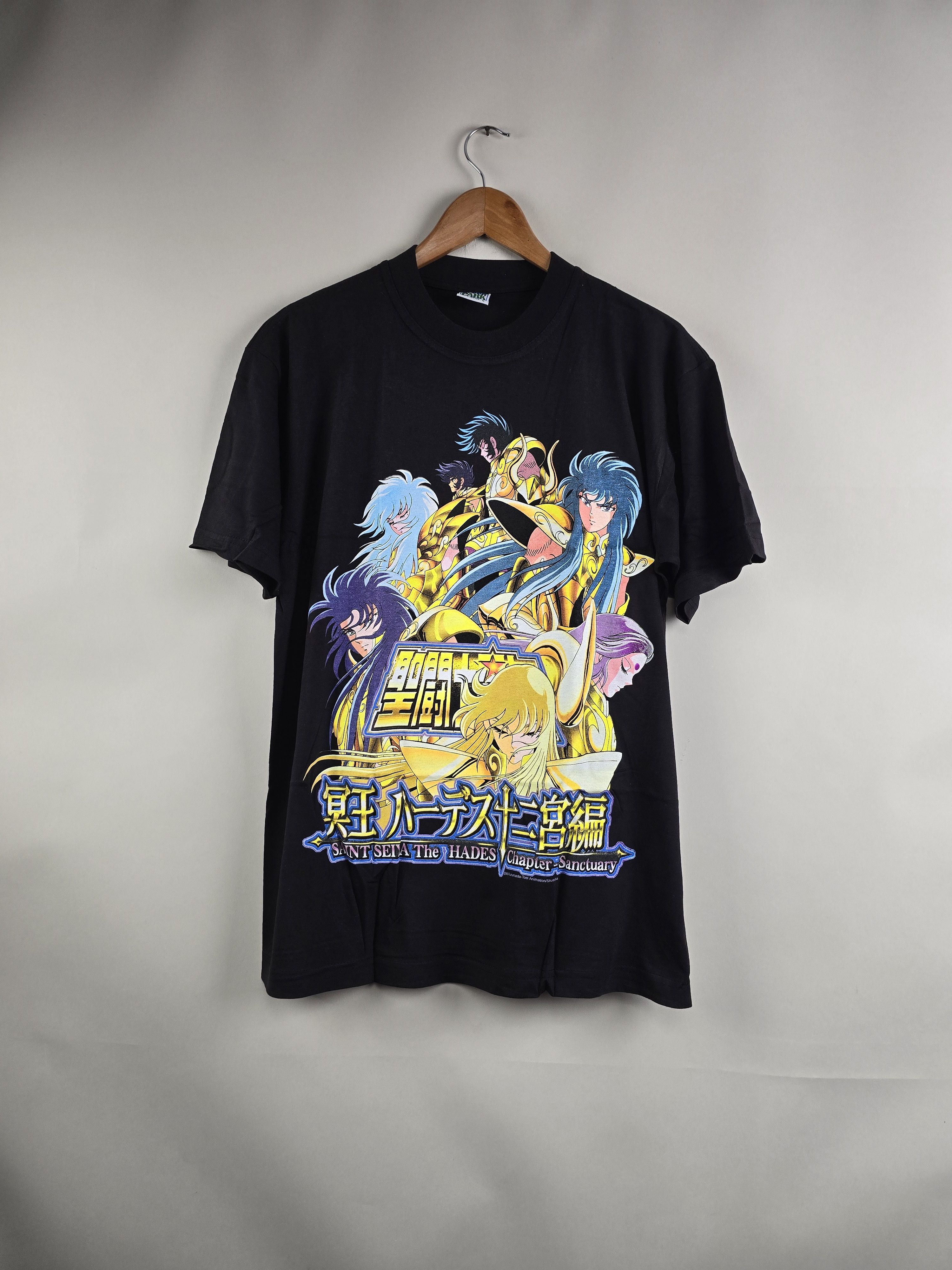 2000 Saint Seiya The Hades Chapter Anime Tee L 21.5