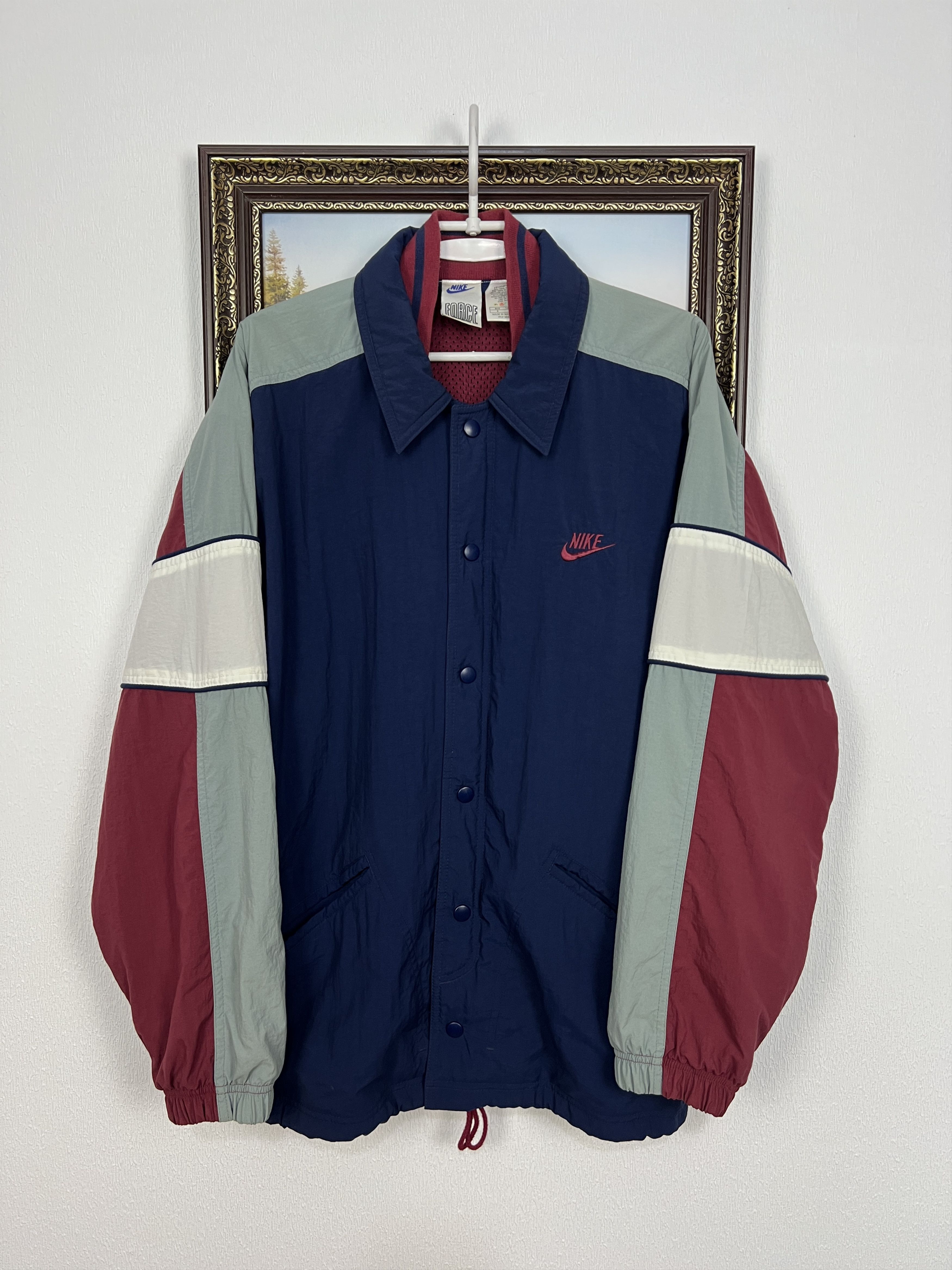 Nike Vintage 90's Nike Force Basketball Jacket Mens Size US M / EU 48-50 / 2 - 3 Thumbnail